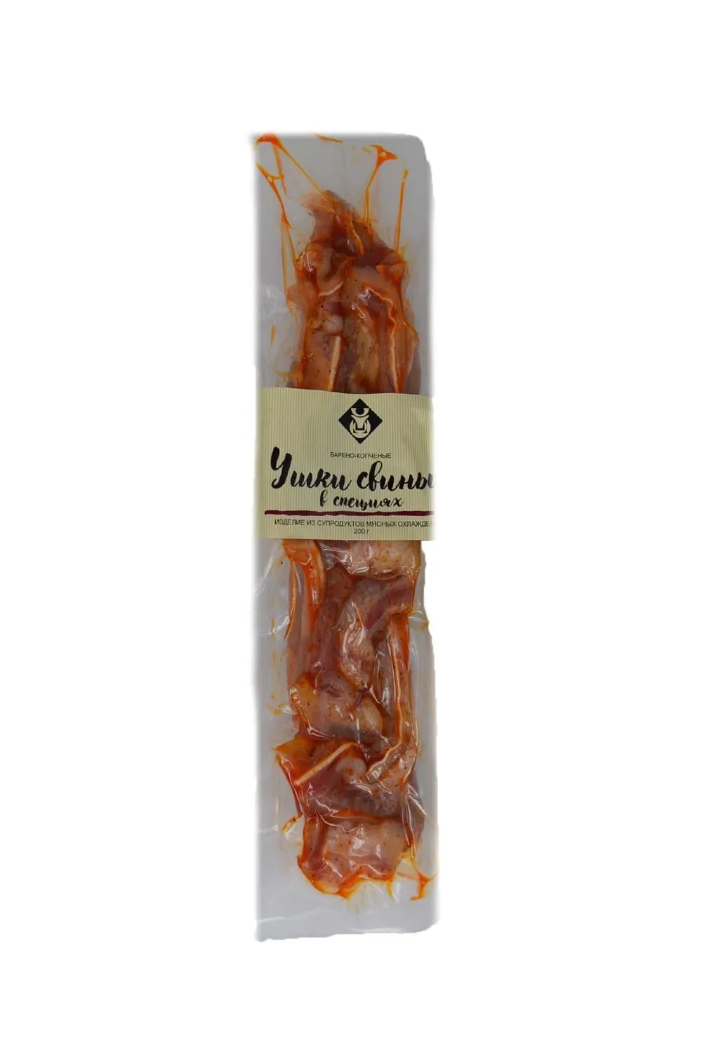 Ушки свиные копчено - вареные (Алтай) 200 гр 