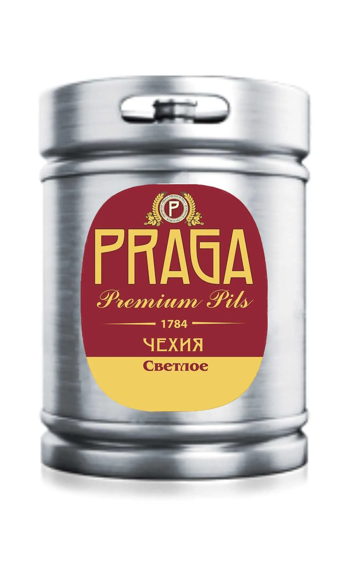 Пиво Прага Голд светлое 4,6% (Чехия)