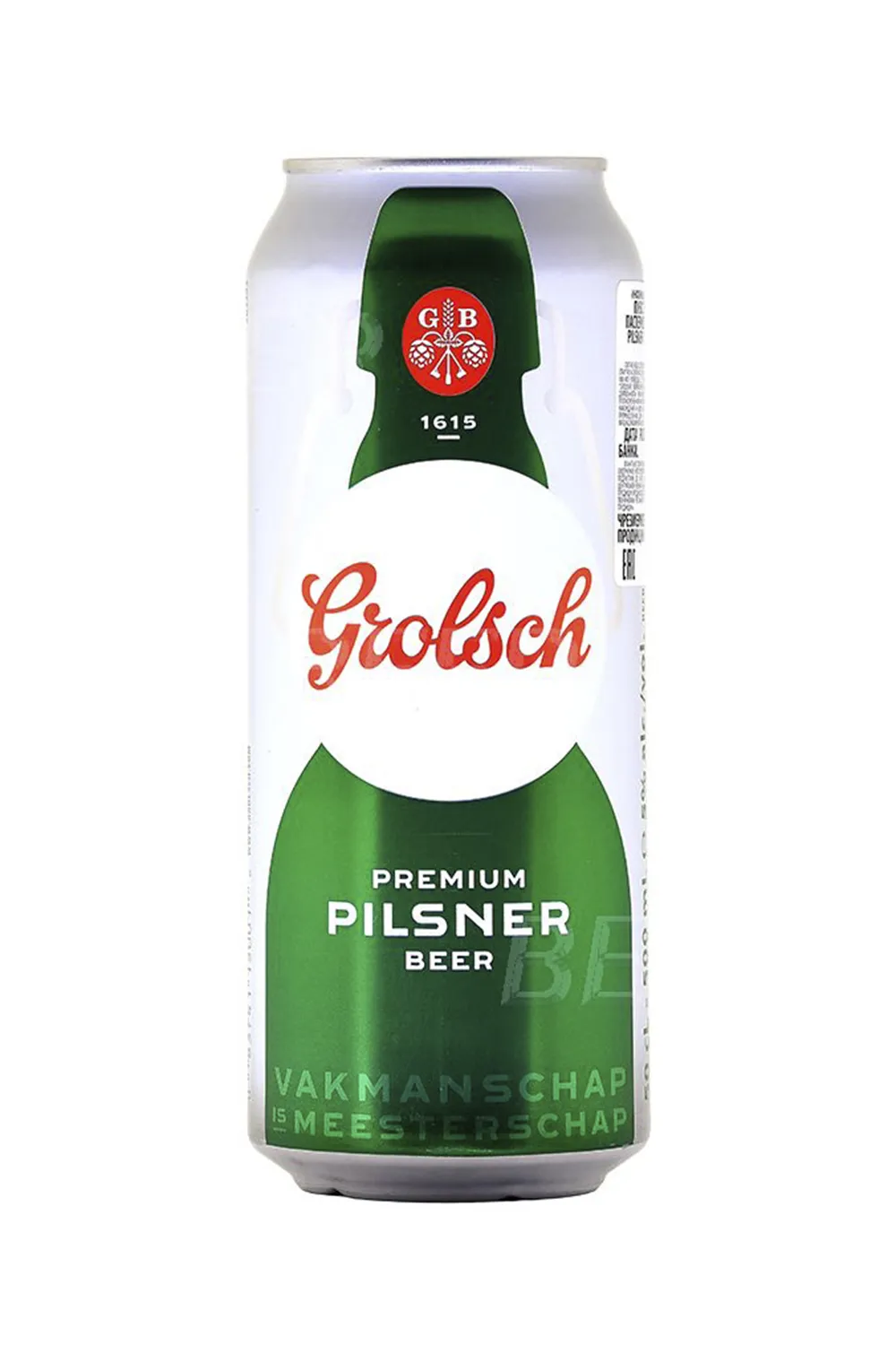 Пиво Гролш Премиум Пилснер 5,0% ж/б 0,5 л (Голландия)