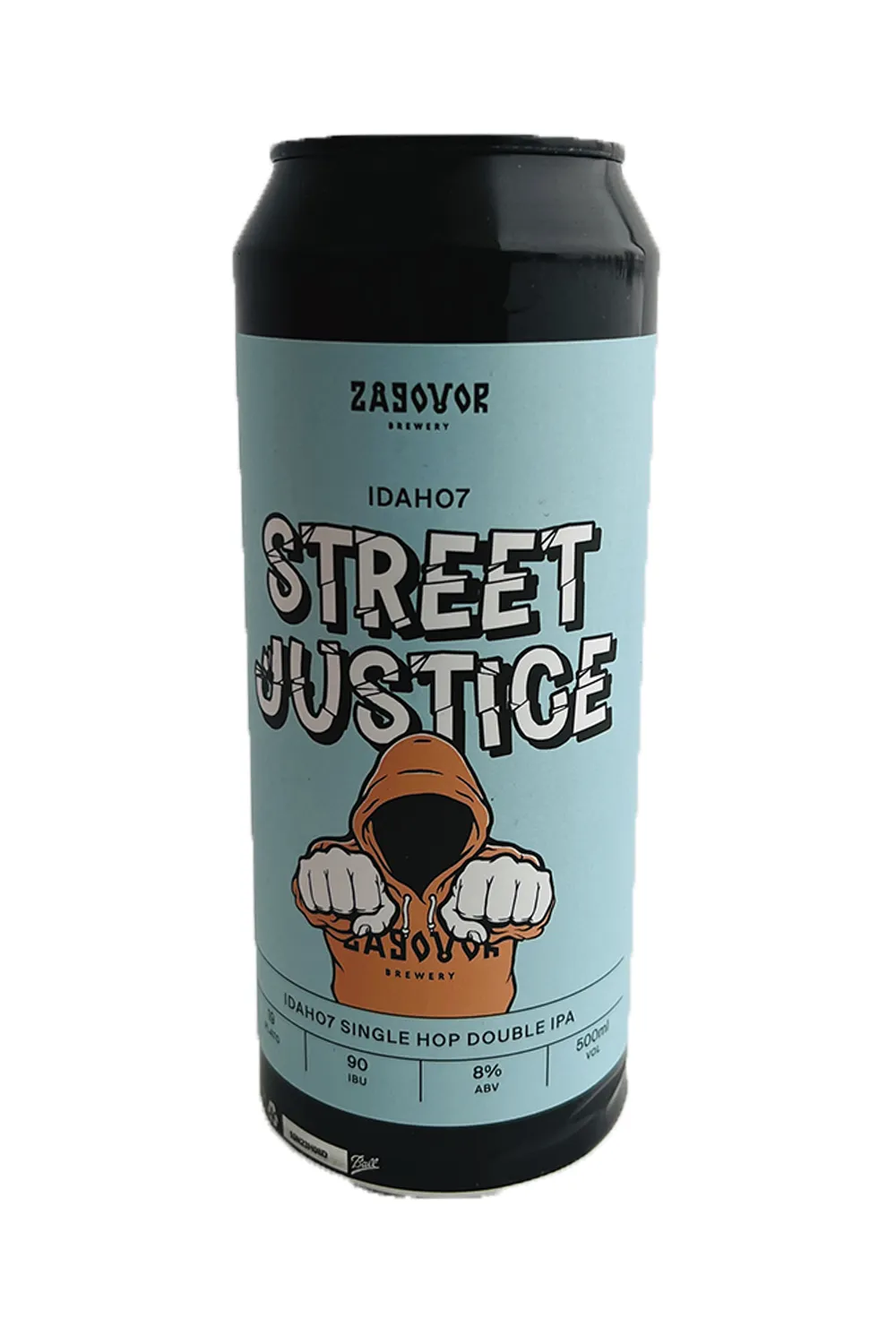 Пиво Стрит Джастис Айдахо7 8,0% ж/б 0,5 л (Zagovor)