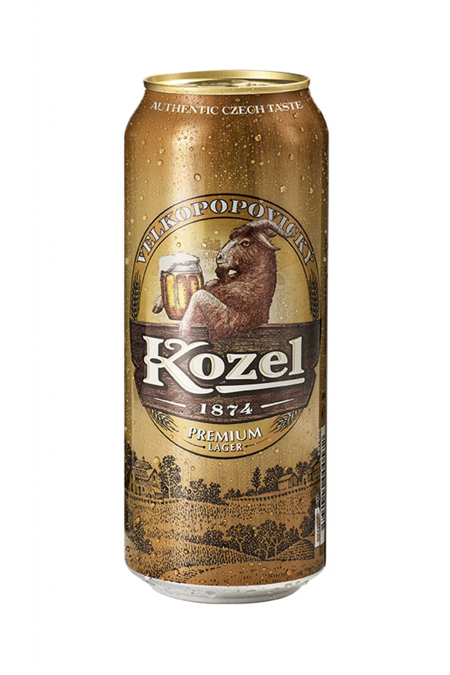 Пиво Велкопоповицкий Козел светлое 4,0% ж/б 0,45 л