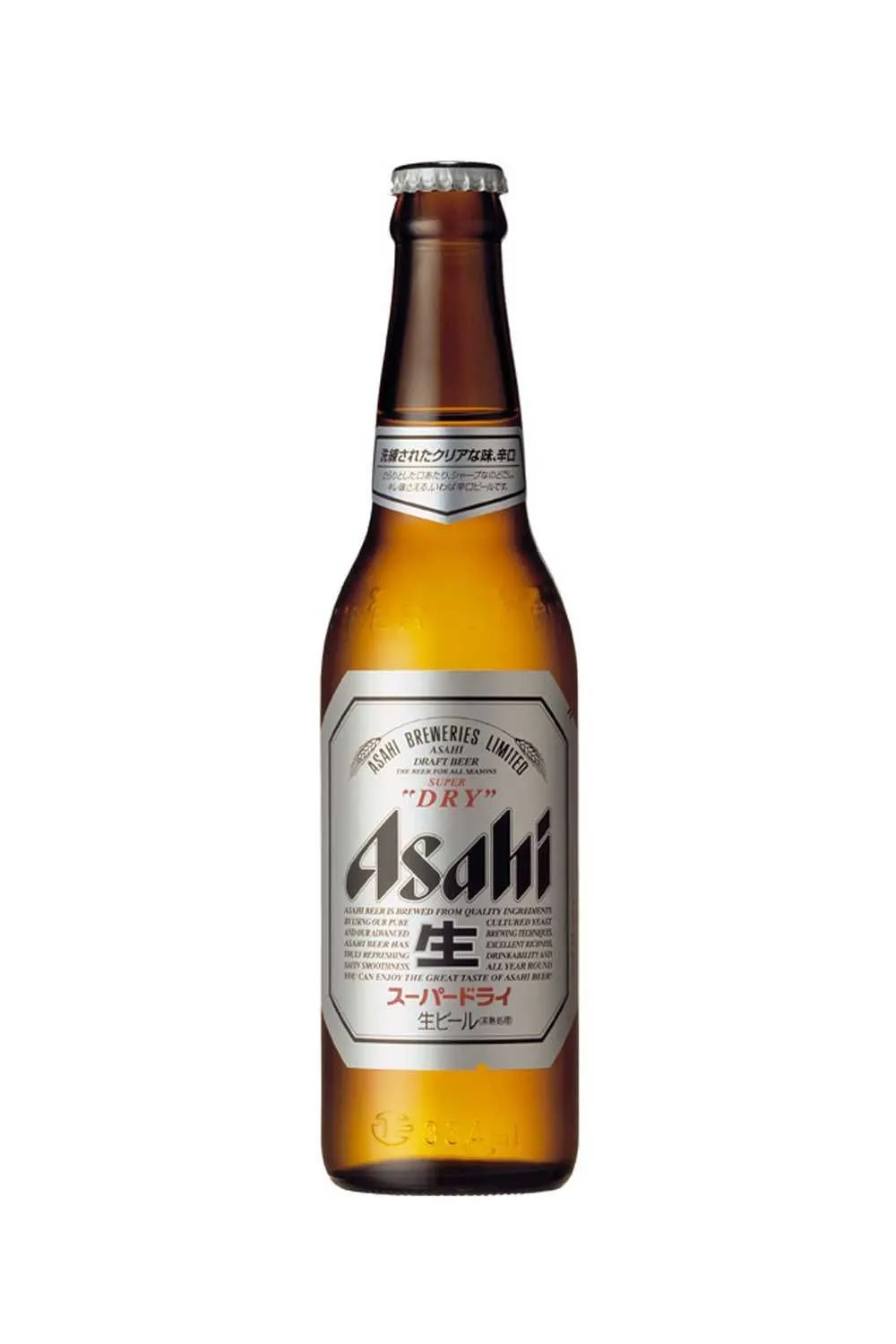 Пиво Асахи Супер Драй 5,2% с/т 0,33 л (Япония)
