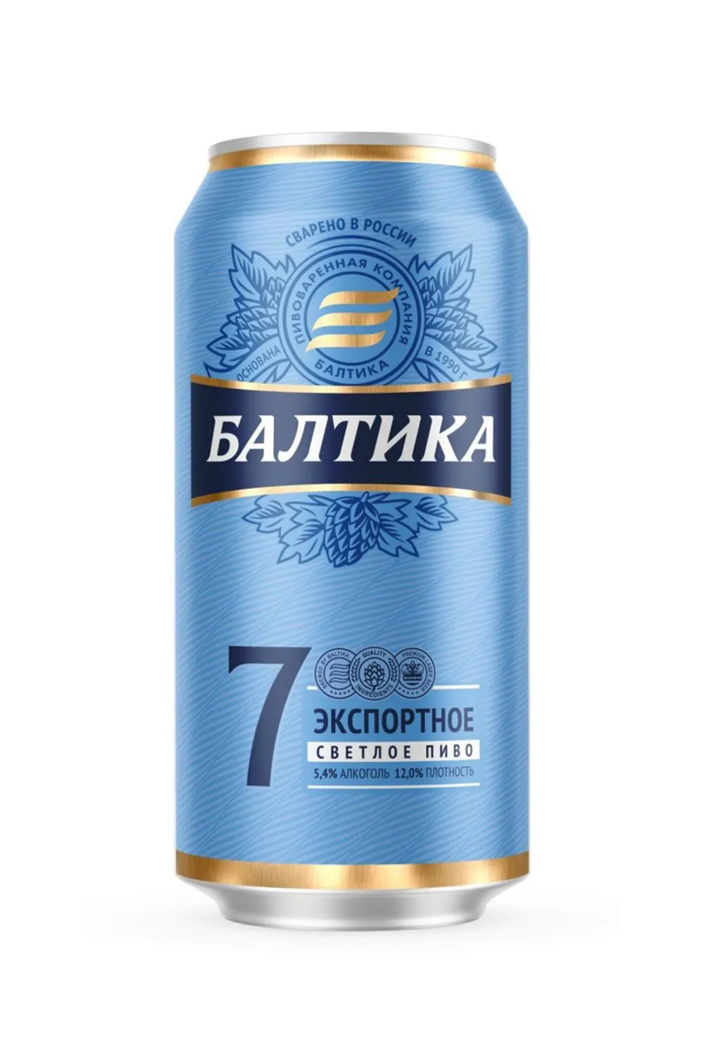 Пиво Балтика №7  5,4% ж/б 0,9 л