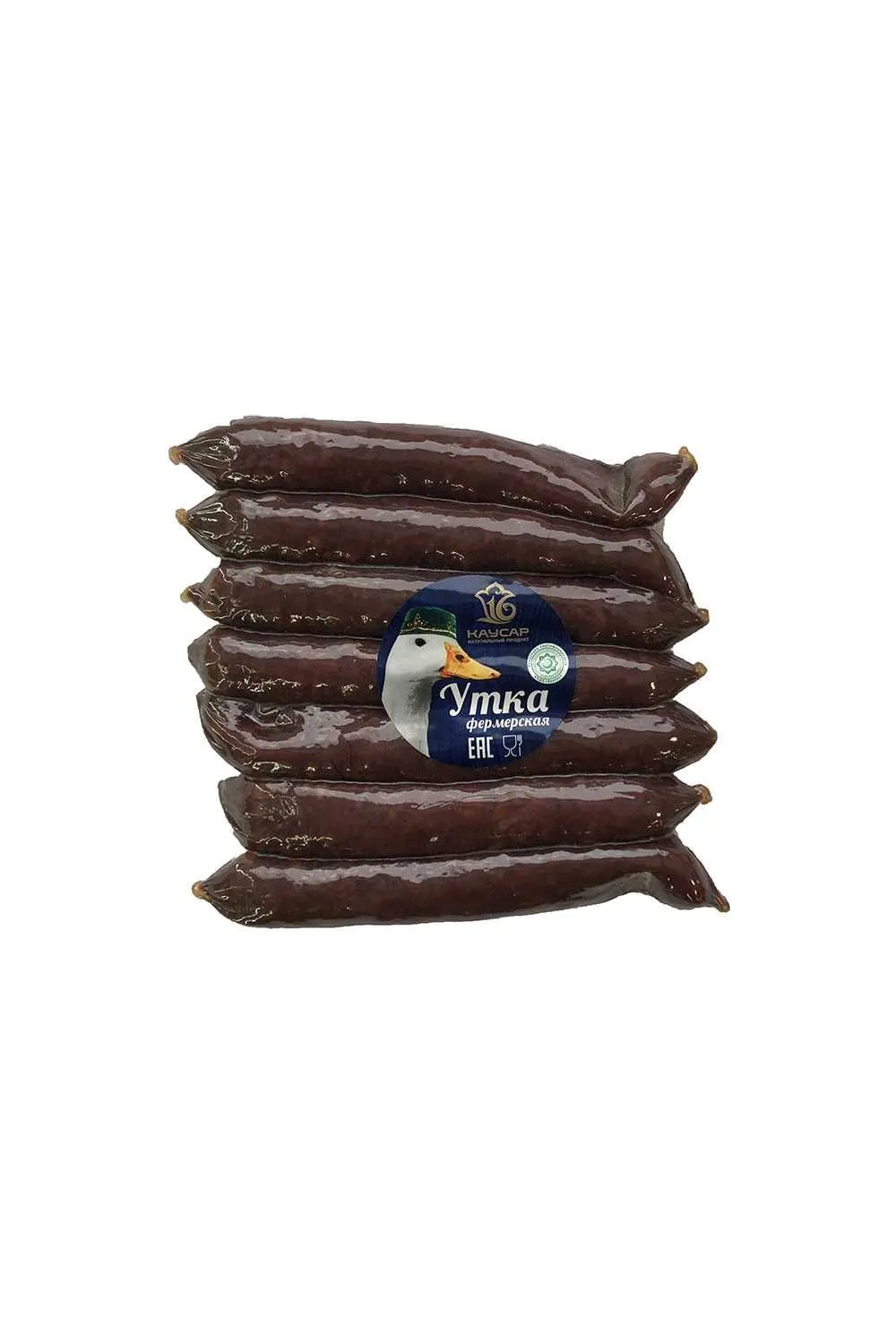 Колбаски из мяса утки с/к (халяль), вес