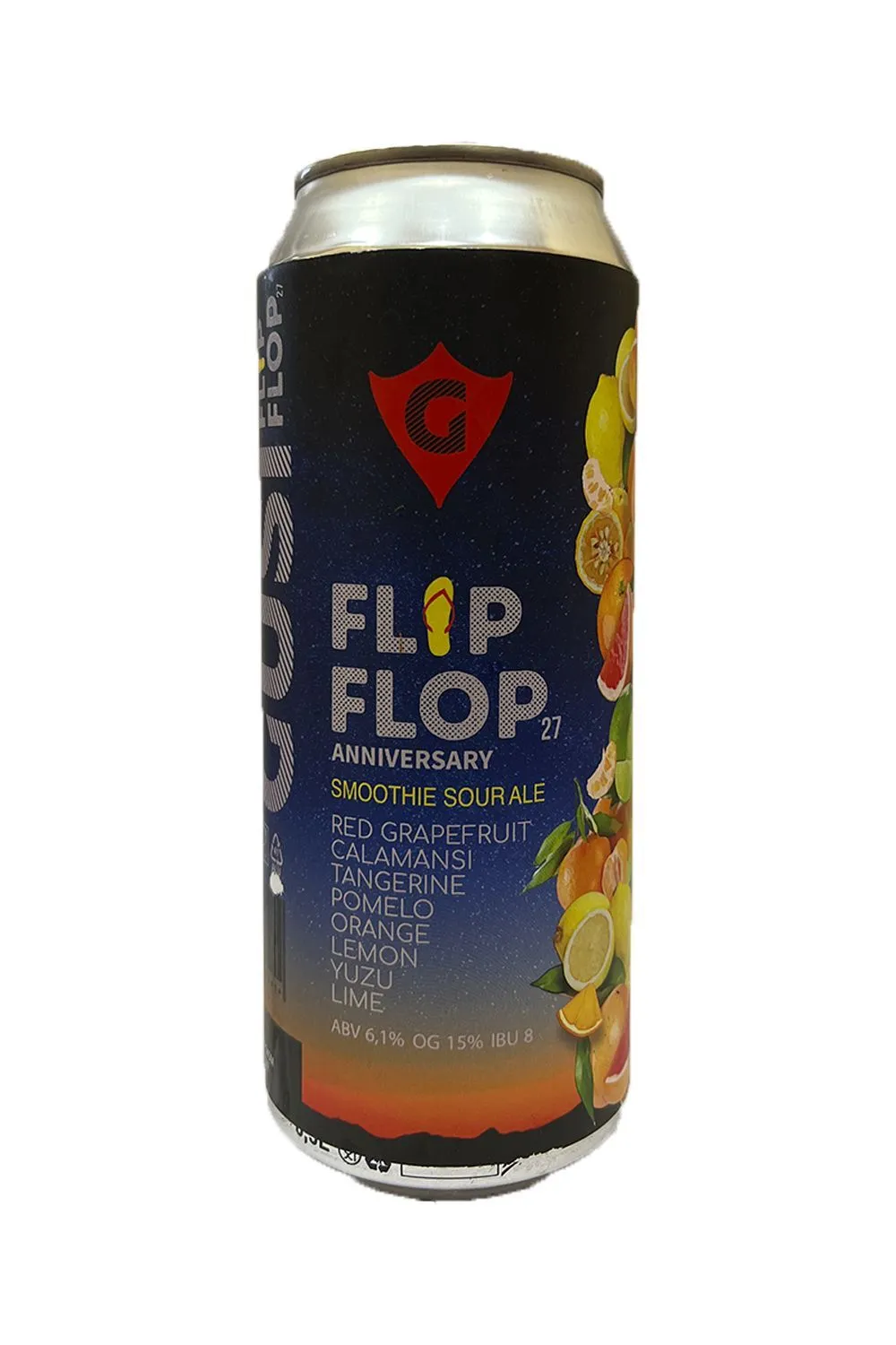 Пиво Гуси фруктовый эль Цитрусовый микс (Flip Flop 27) 6,1% ж/б 0,5 л