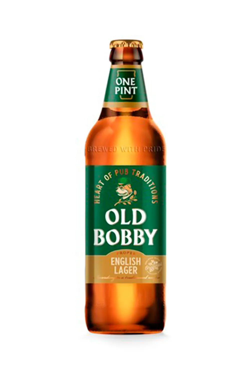 Пиво Олд Бобби Лагер 0,568л с/т 4,6%
