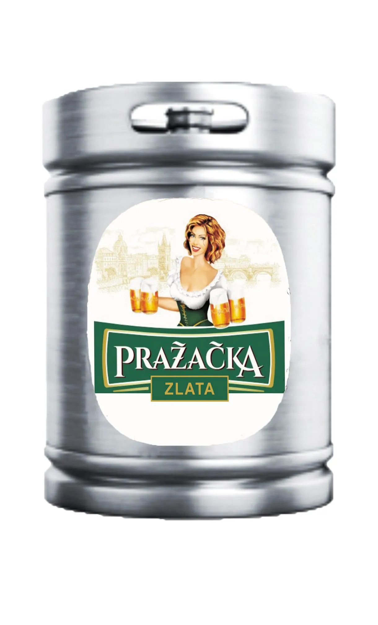 Пиво Пражечка Злата Светлый Лагер 4,9% (Чехия)