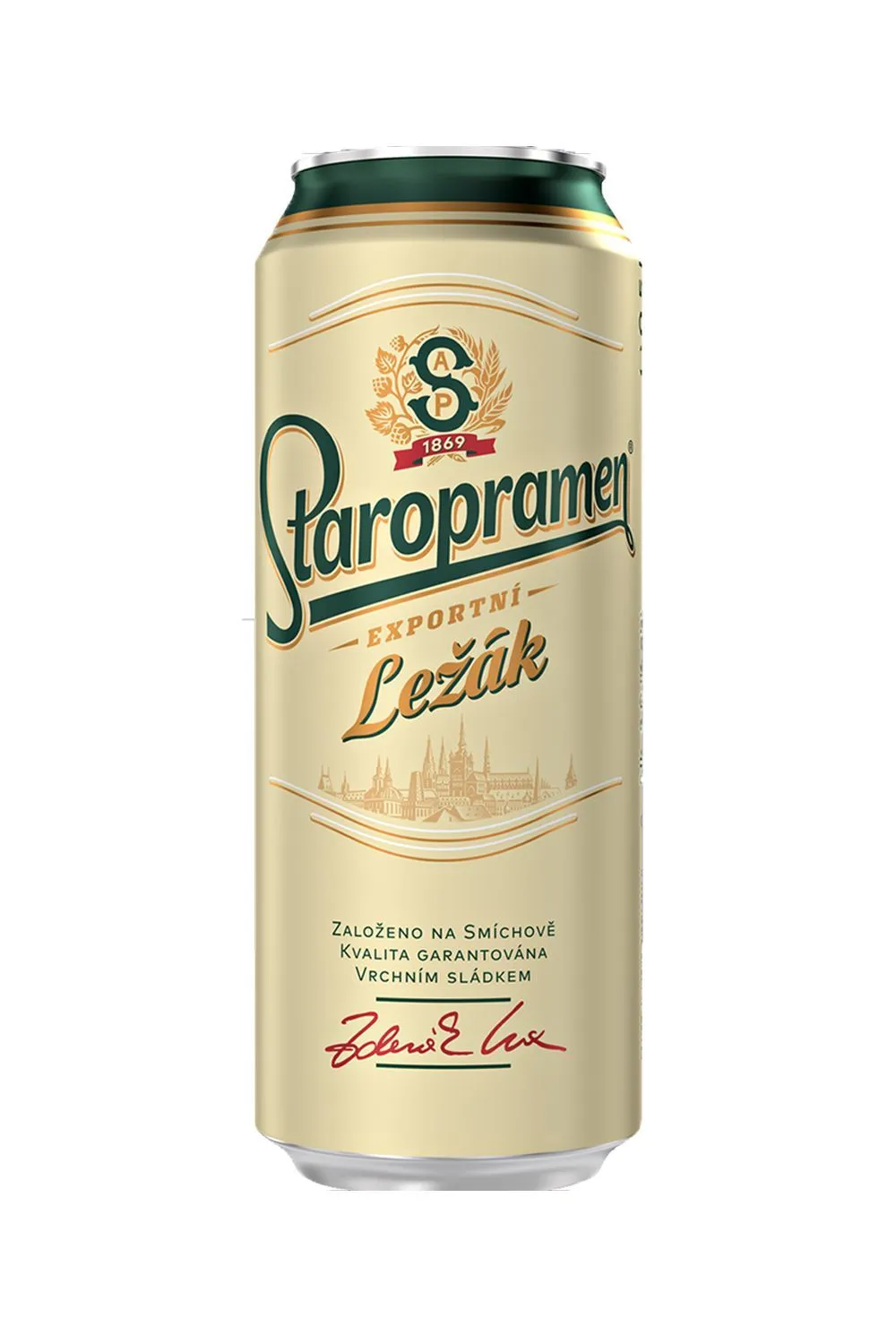 Пиво Старопрамен 5,2% ж/б 0,5 л (Чехия)