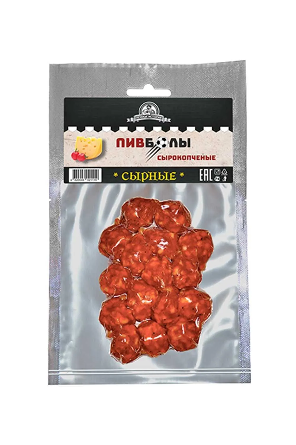 Колбаски Пивболлы Сырные с/к 70 гр (Пенные истории)