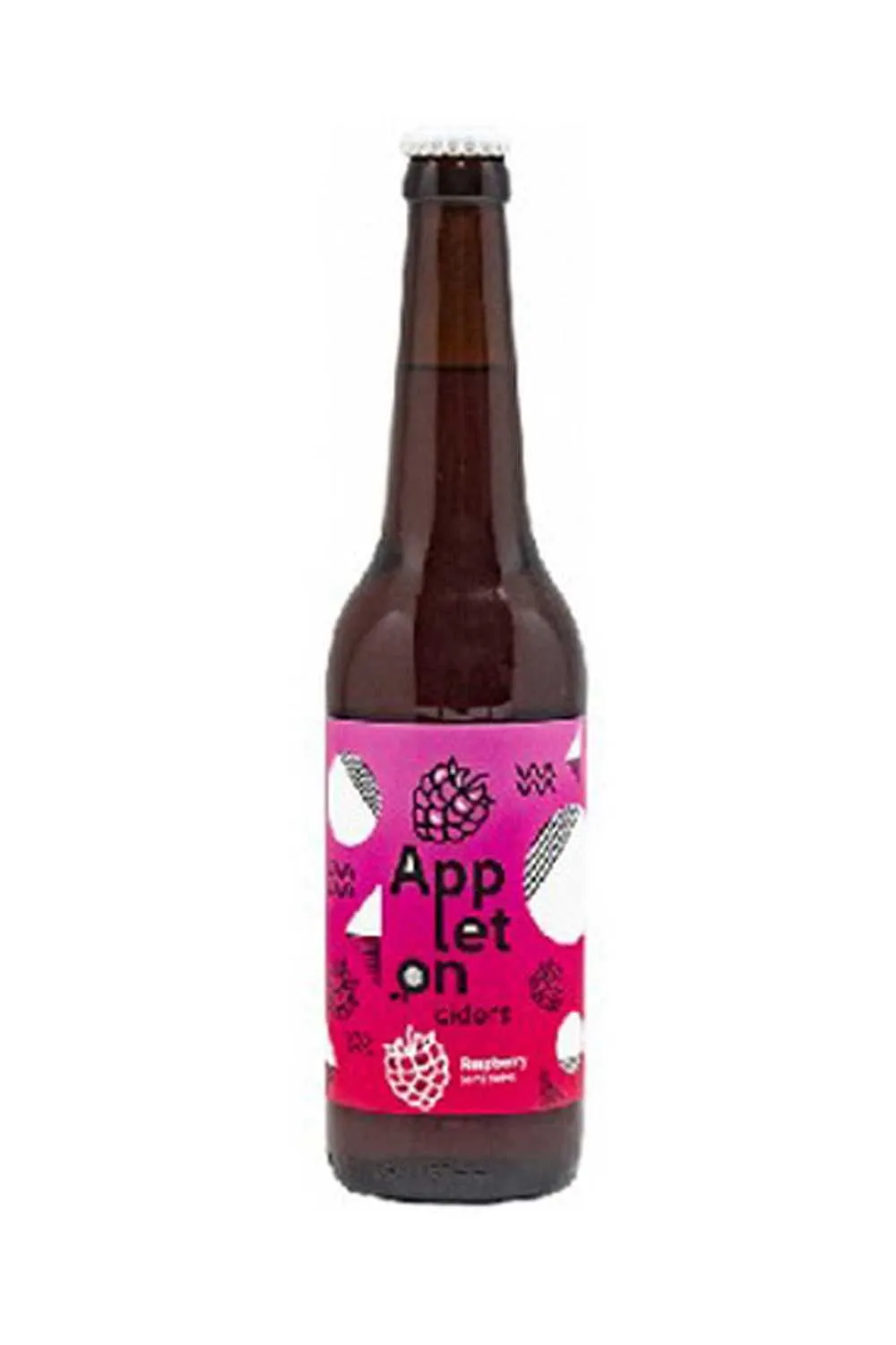 Сидр Эплтон вер.91 малина 5,5% с/т 0,5 л
