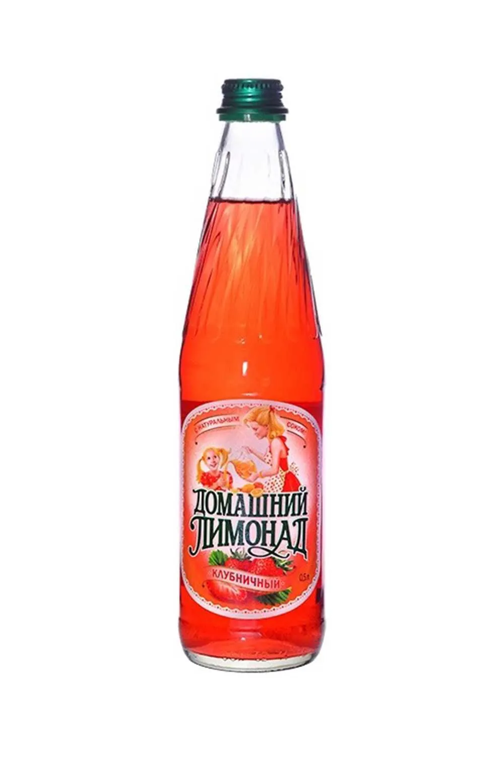Лимонад Домашний клубничный с/т 0,5 л