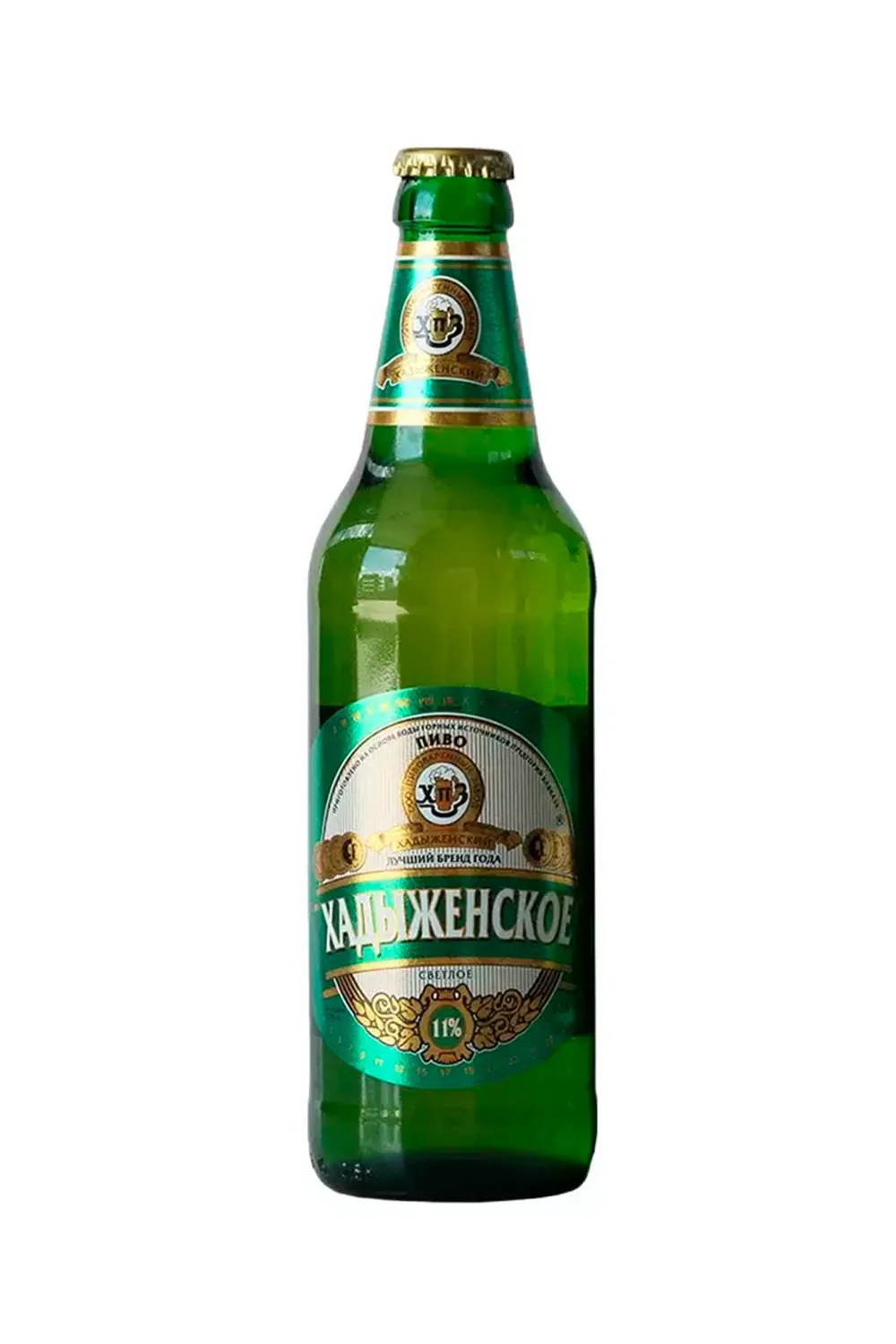 Пиво Хадыженское св 4,5%  с/т 0,5 л
