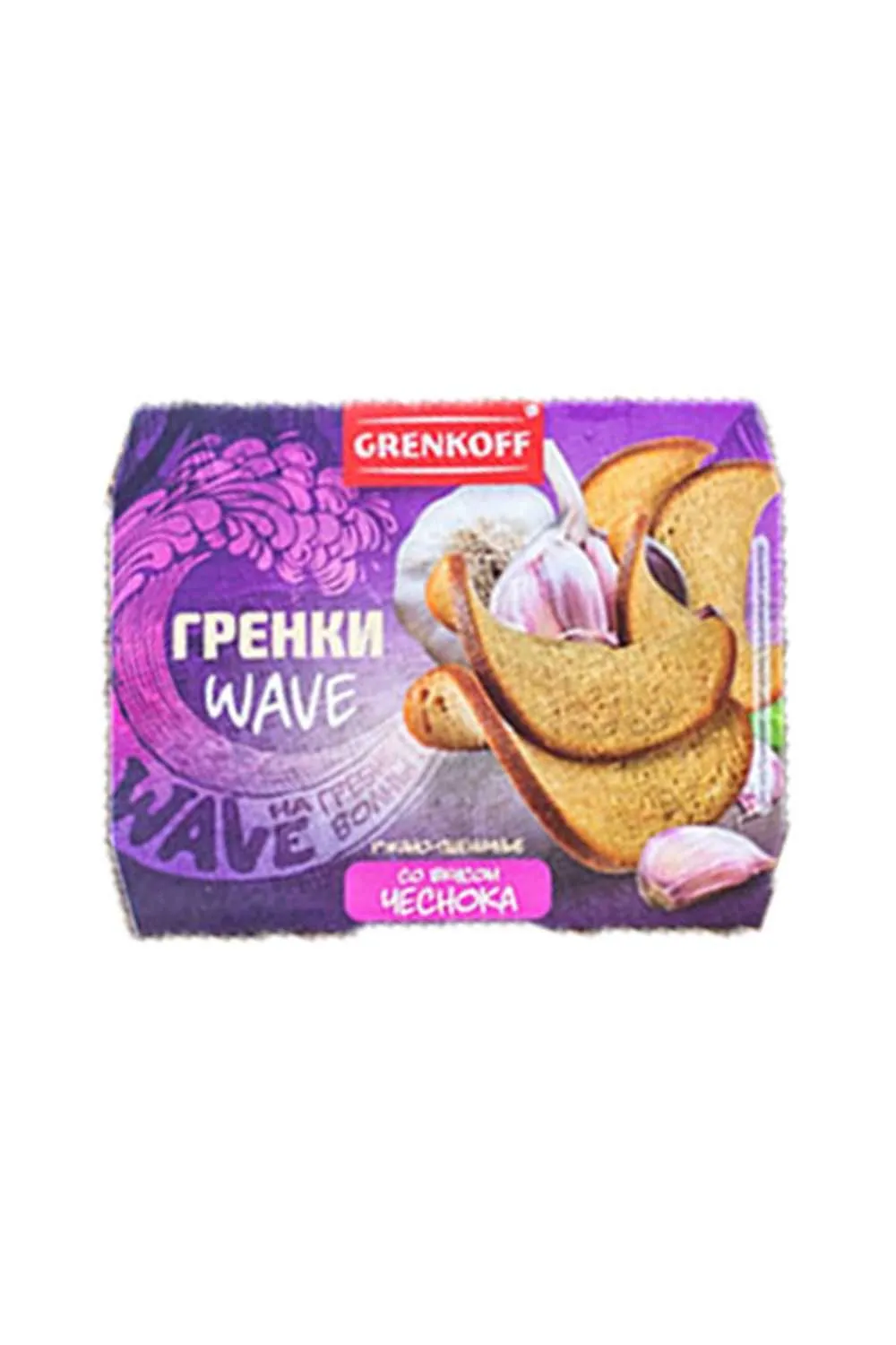 Гренки волнистые с чесноком 100 гр