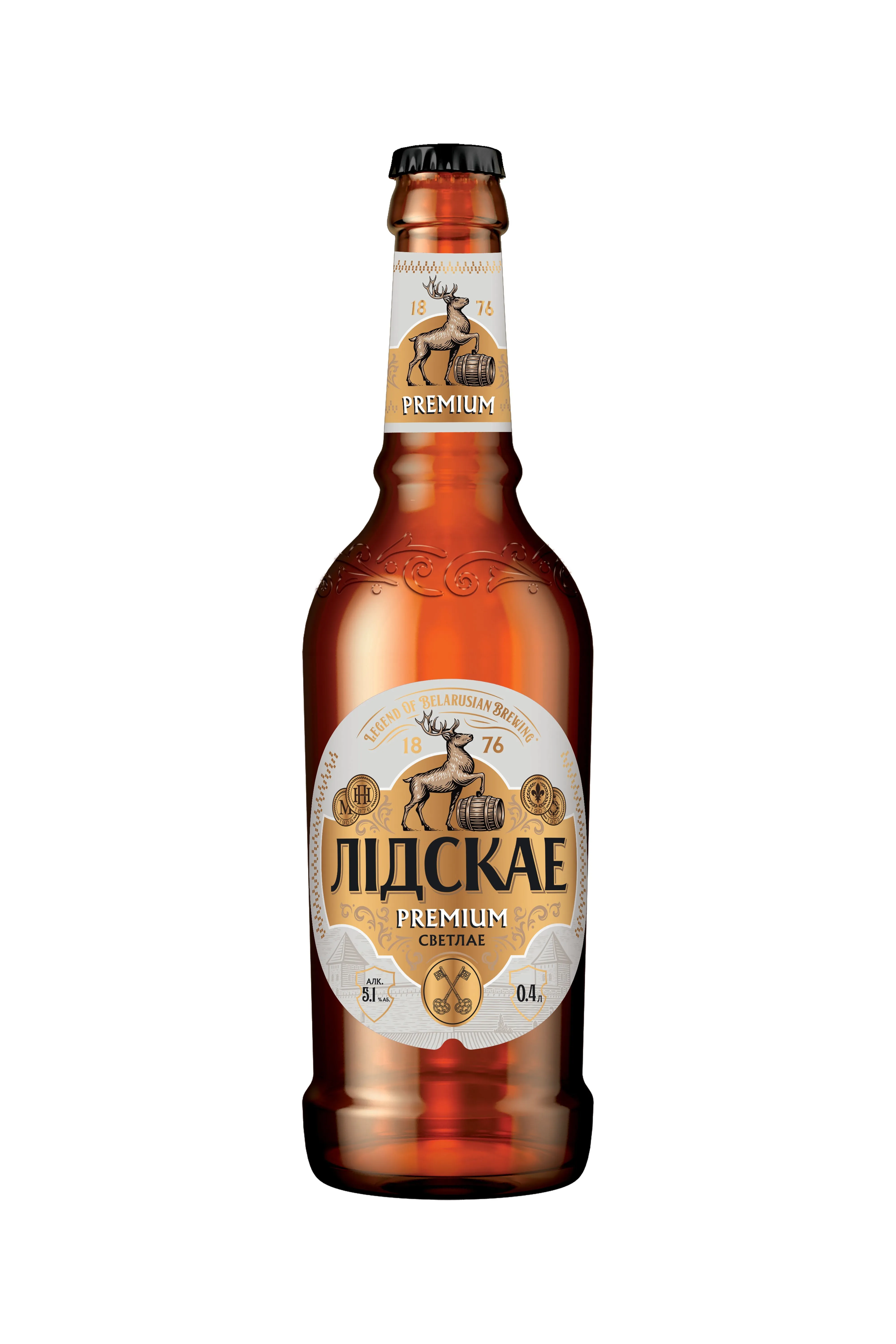 Пиво Лидское Премиум 5,1% с/т 0,5 л (Беларусь)