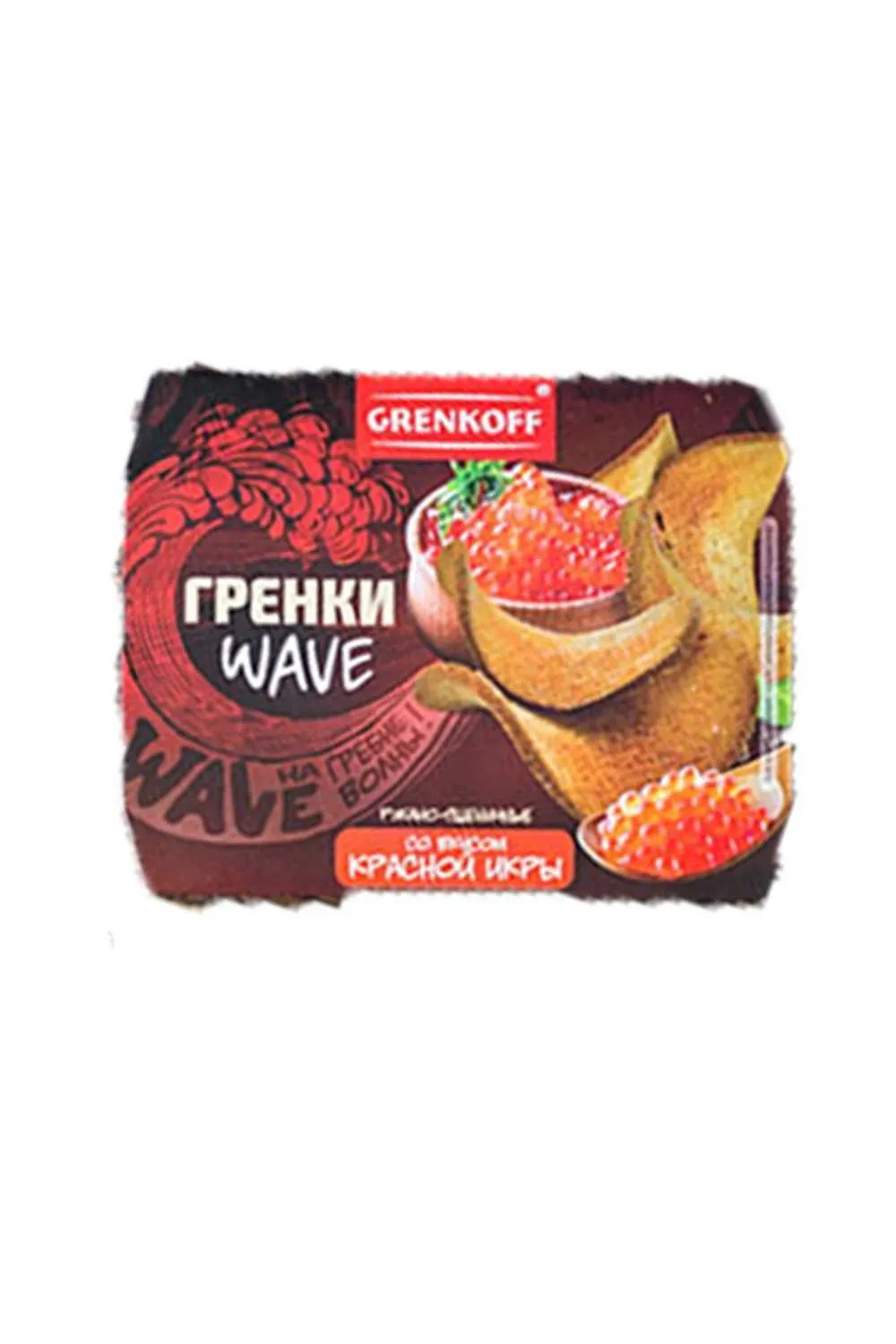 Гренки волнистые красная икра 100 гр