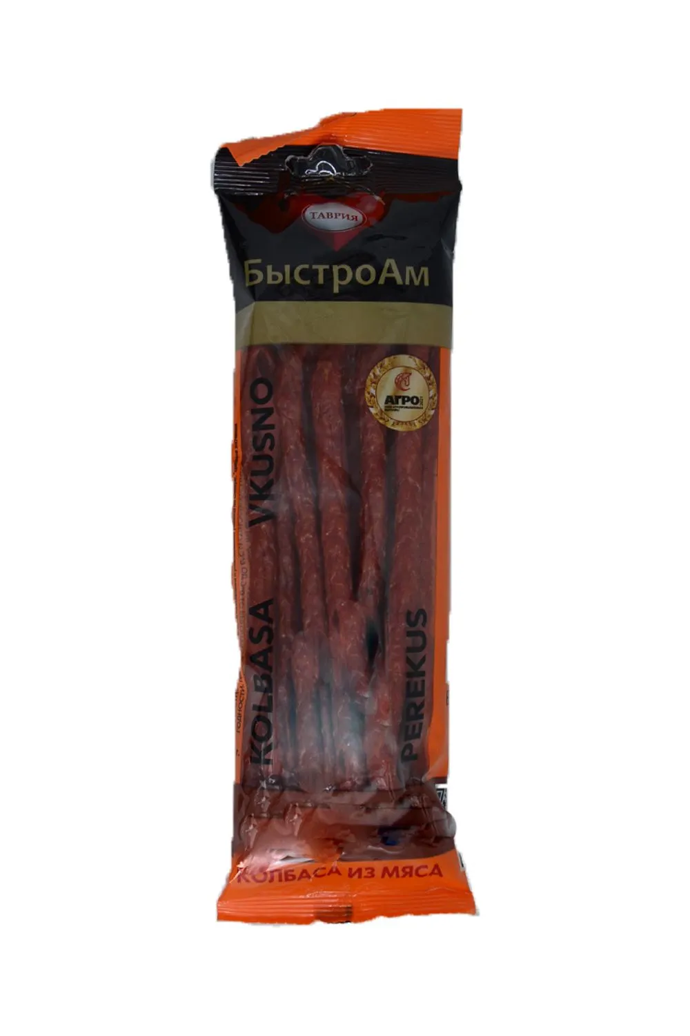 Колбаски БыстроАм в/к 100 гр (Таврия)