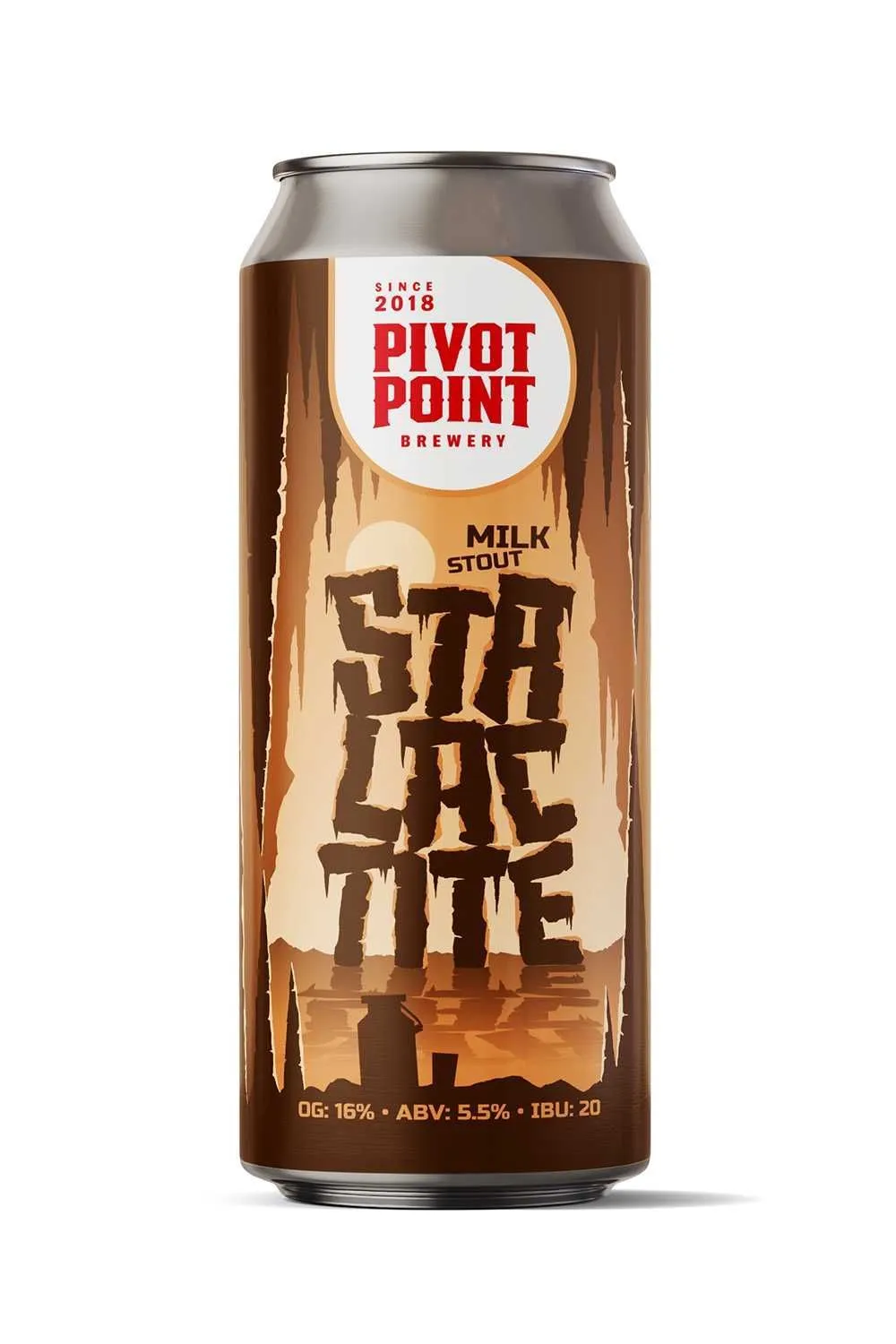 Пиво Сталактит 5,5% ж/б 0,5 л (Pivot Point)