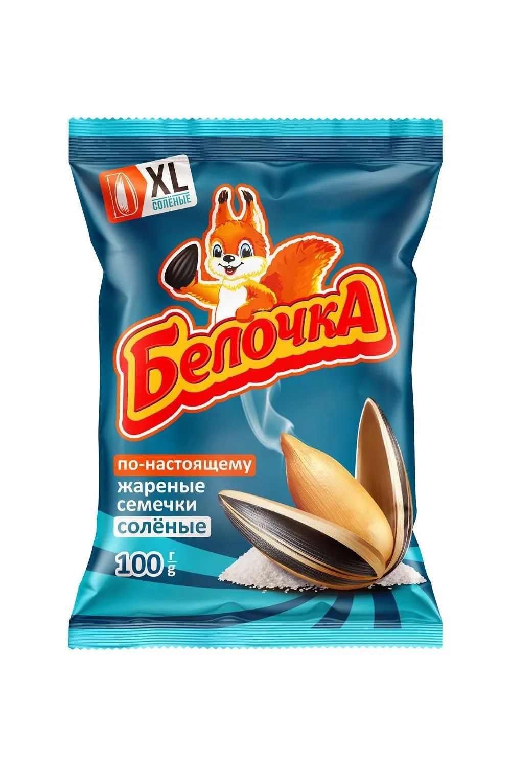 Семечки Белочка соленые ХL 100 гр