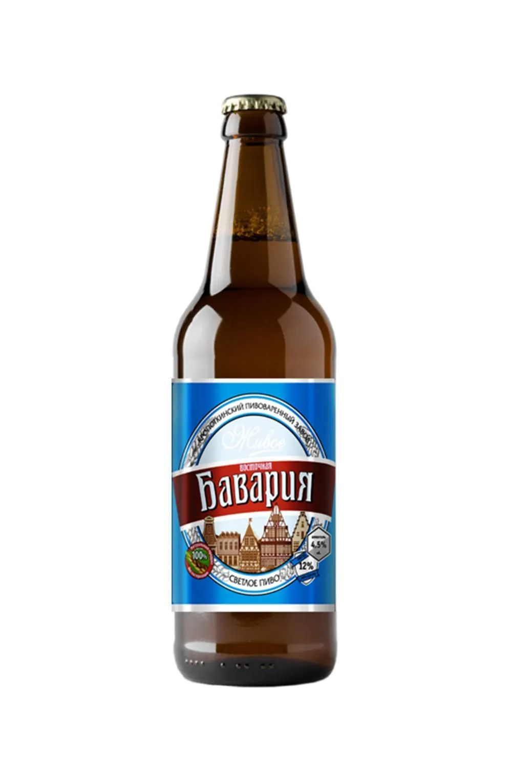 Пиво Бавария Кропоткин 4,5% с/т 0,5 л