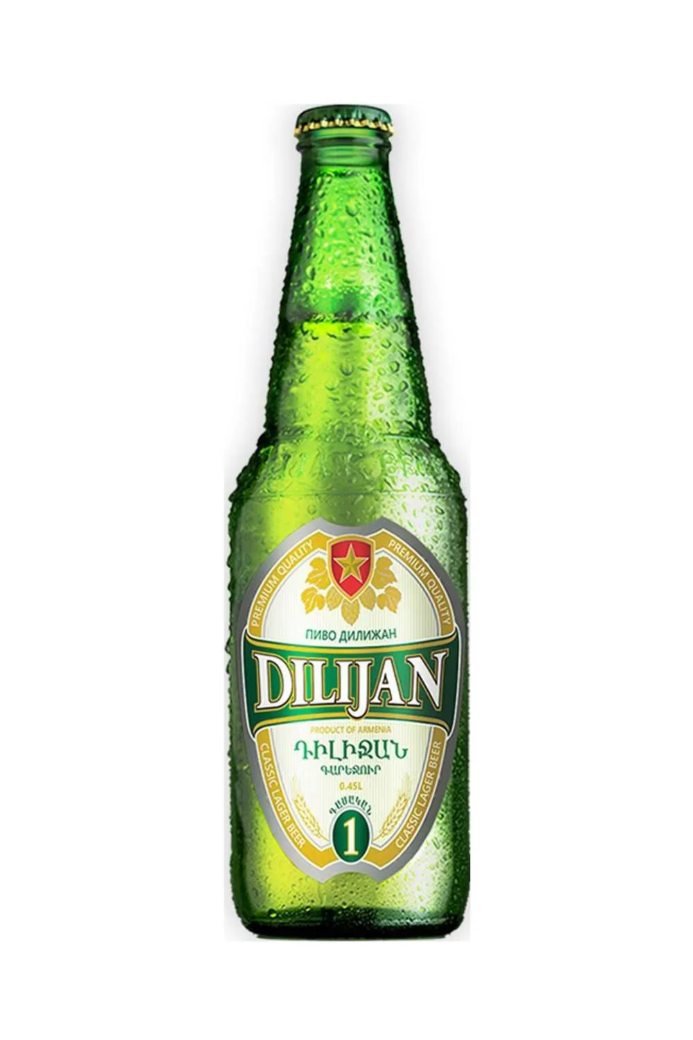 Пиво Дилижан первое 4,6% с/т 0,45 л (Армения)