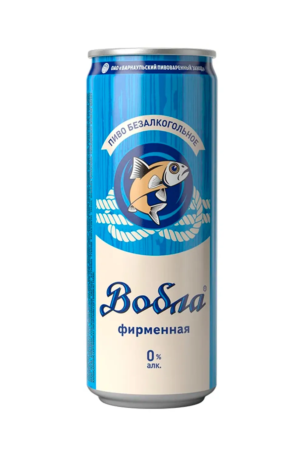 Пиво Вобла безалкогольное ж/б 0,5 л