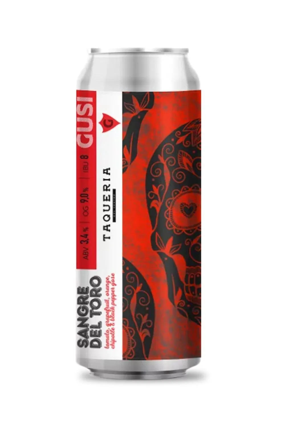 Пиво Гуси томатный гозе (Sangre Del Toro) 3,4% ж/б 0,5 л