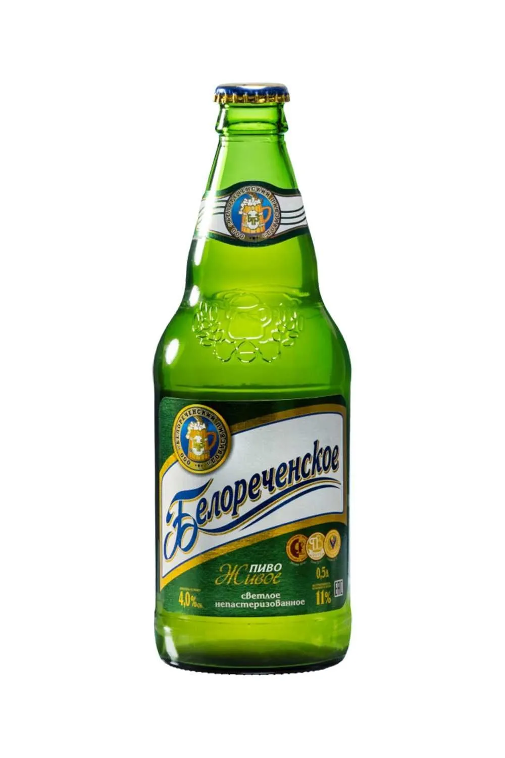 Пиво Белореченское 4,0% с/т 0,5л