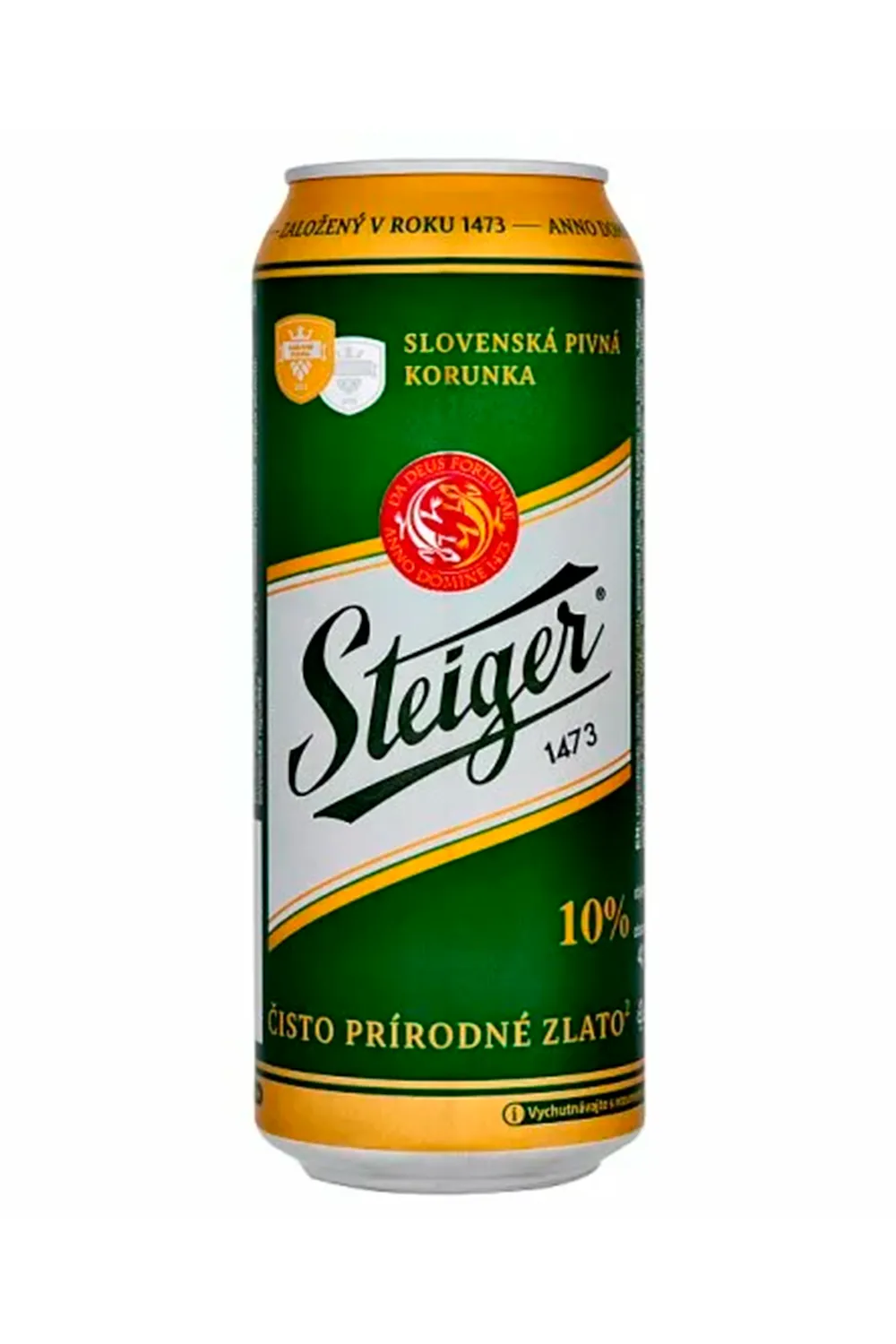 Пиво Штайгер светлое 4,1 % ж/б 0,5 л (Словакия)