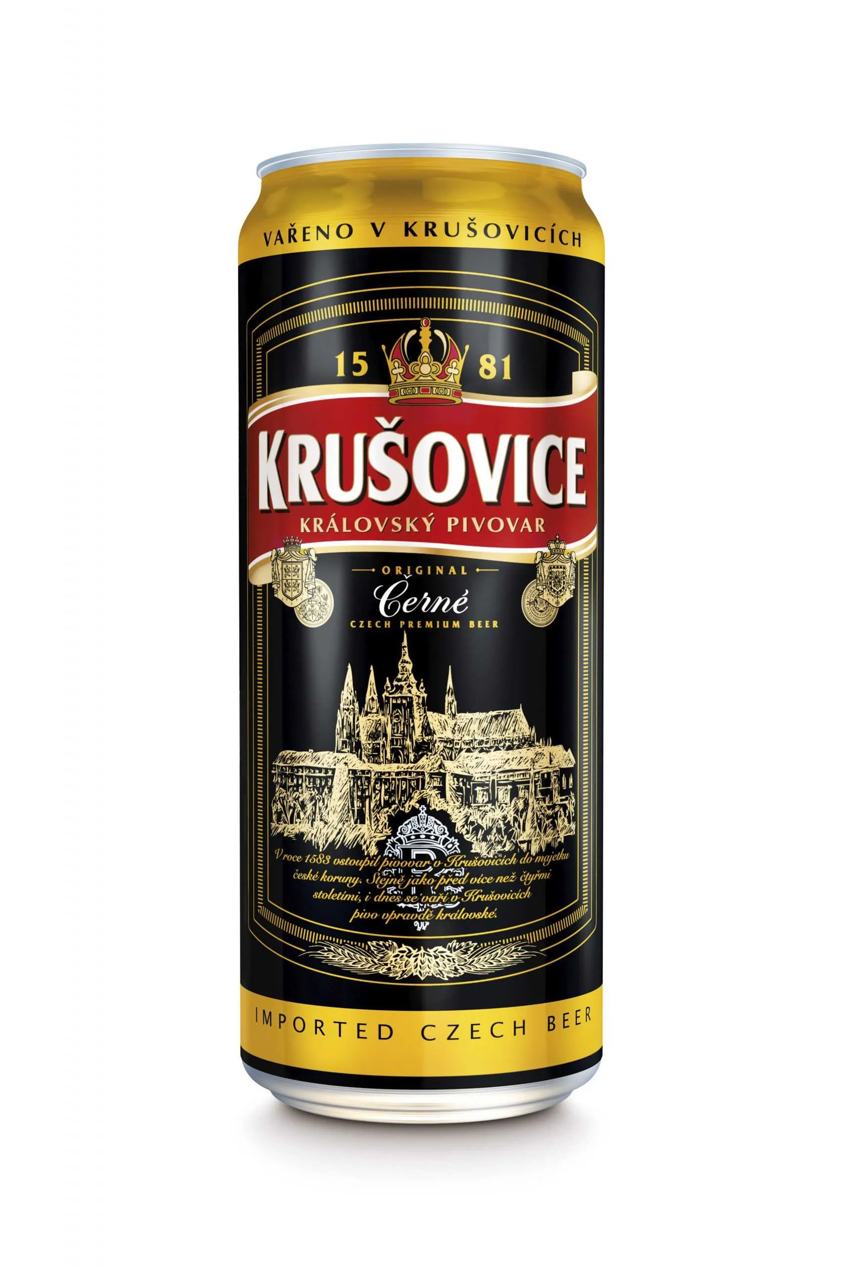 Пиво Крушовице темное 3,8% ж/б 0,5 л (Чехия)