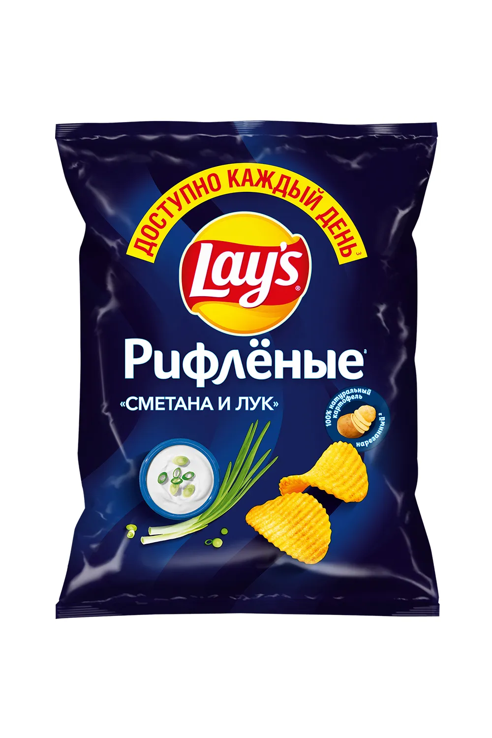 Чипсы Лейс Сметана и Лук 70 гр