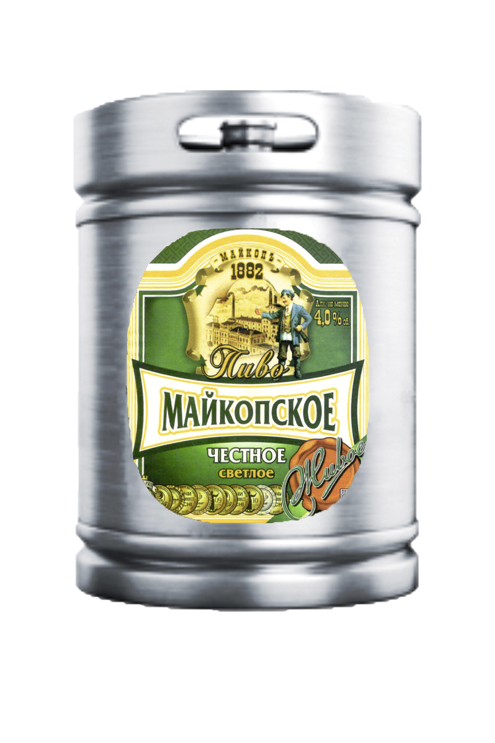 Пиво Майкопское светлое 4,0%