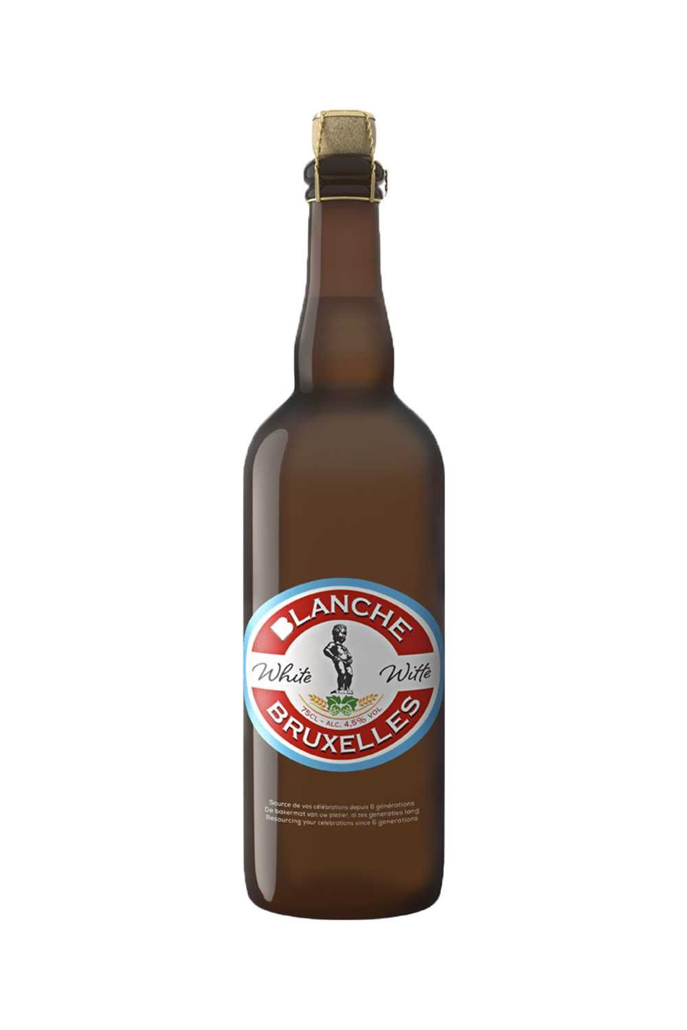 Пиво Бланш де Брюссель н/ф 4,5% с/т 0,75 л (Бельгия)