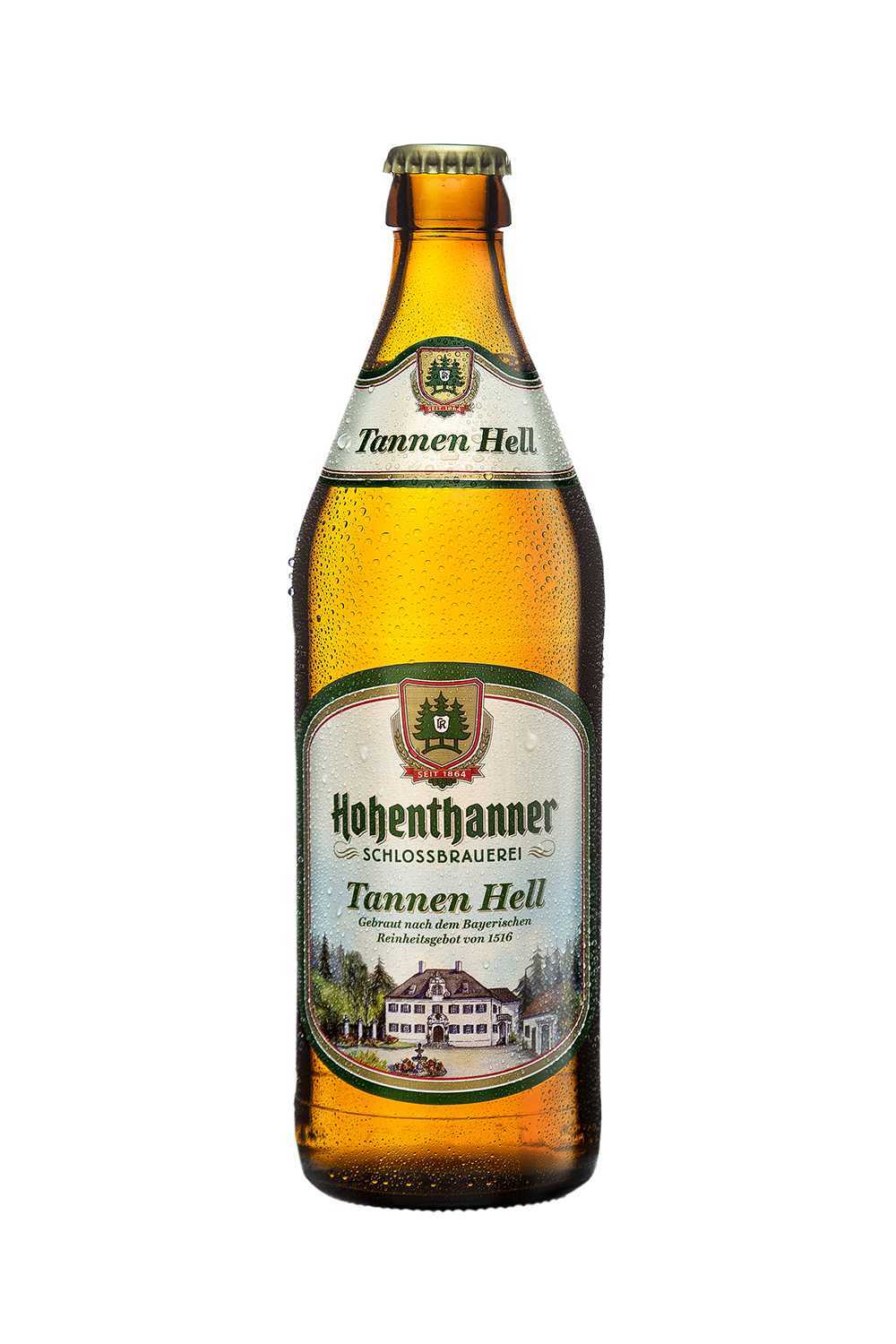 Пиво Хоэнтаннер Таннен Хэлл 5,0% с/т 0,5 л (Германия)