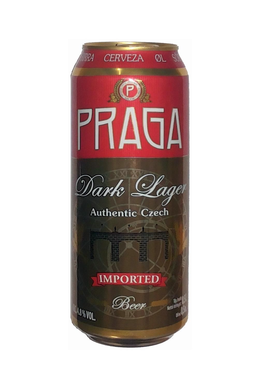 Пиво Прага Дарк Лагер 4,8% ж/б 0,5 л (Чехия)