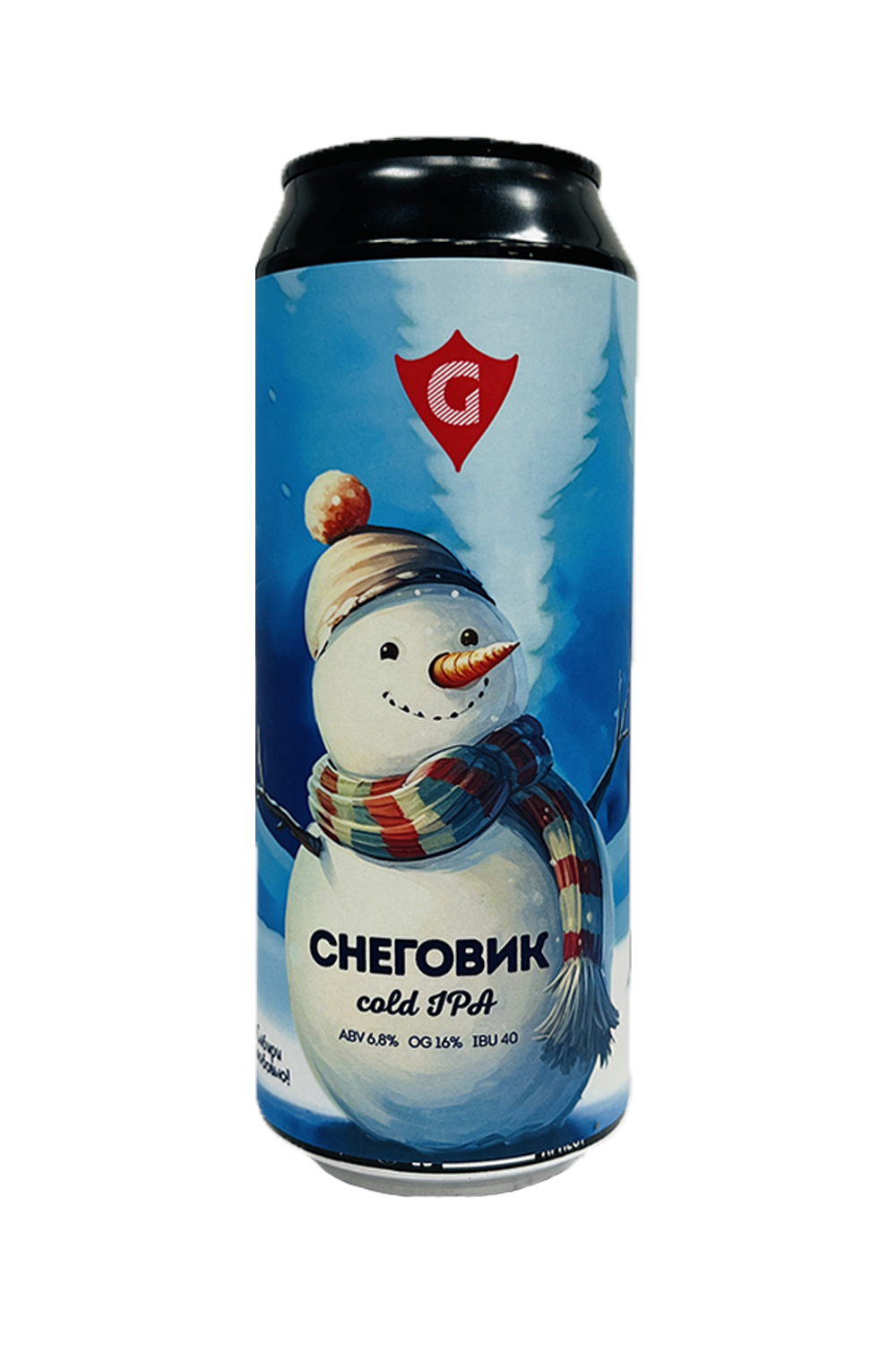 Пиво Гуси (Снеговик) 6,8% ж/б 0,5 л