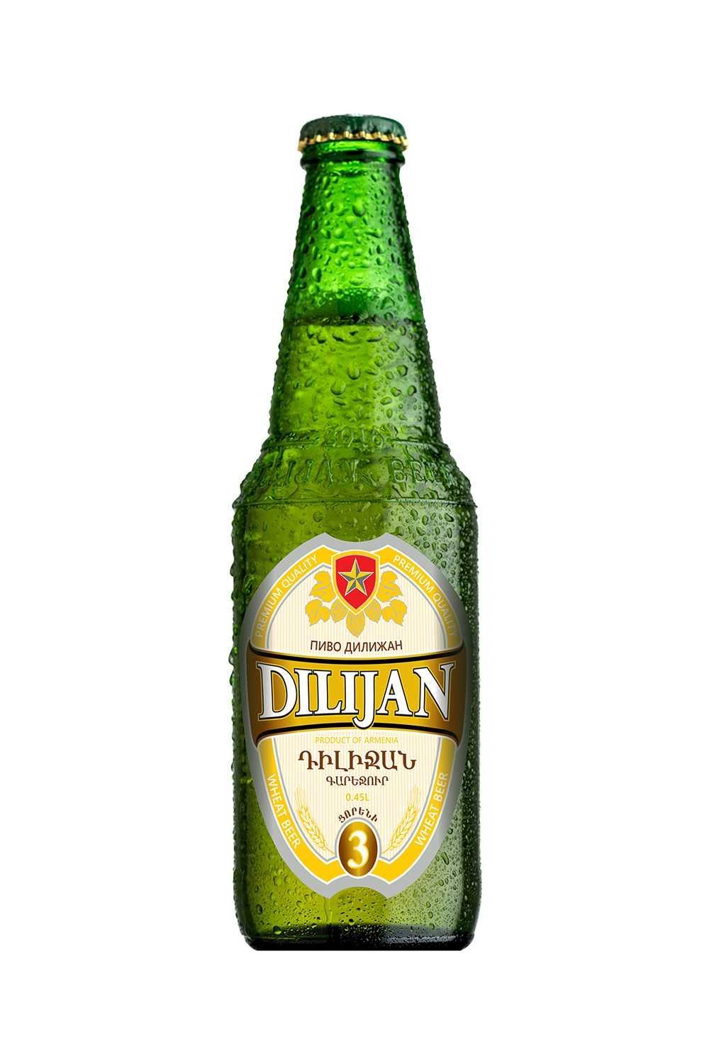 Пиво Дилижан третье 4,4% с/т 0,45 л (Армения)