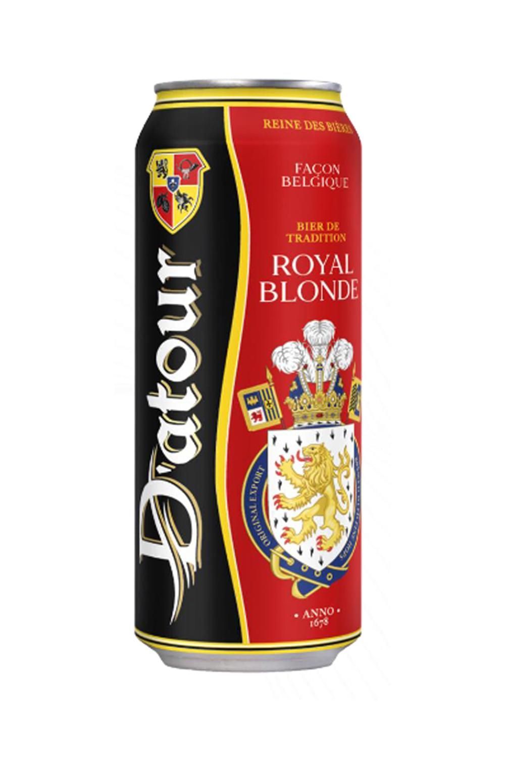 Пиво Датур Ройал Блонд 6,2% ж/б 0,5 л (Франция)