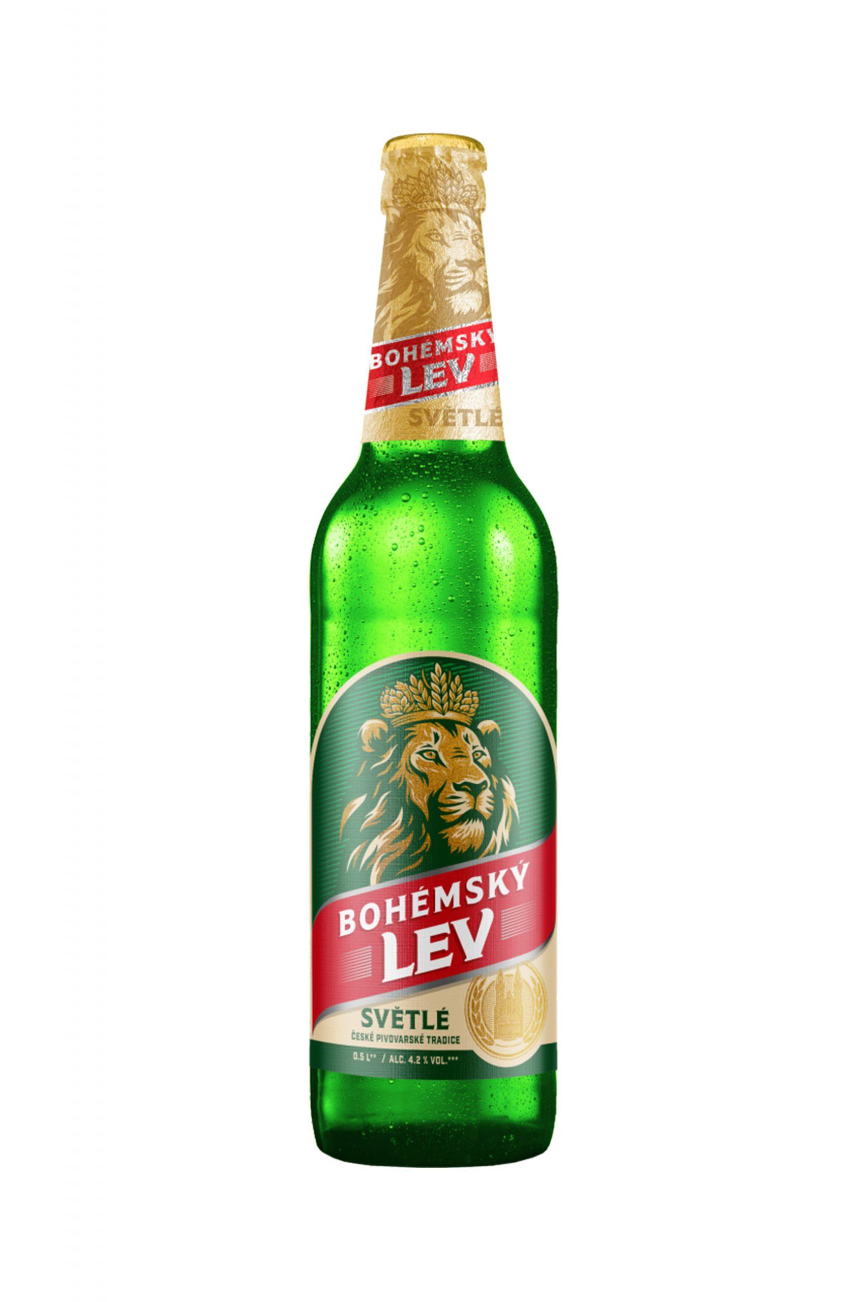 Пиво Лидское Богемский лев светлое 4,2% с/т 0,5 л (Беларусь)