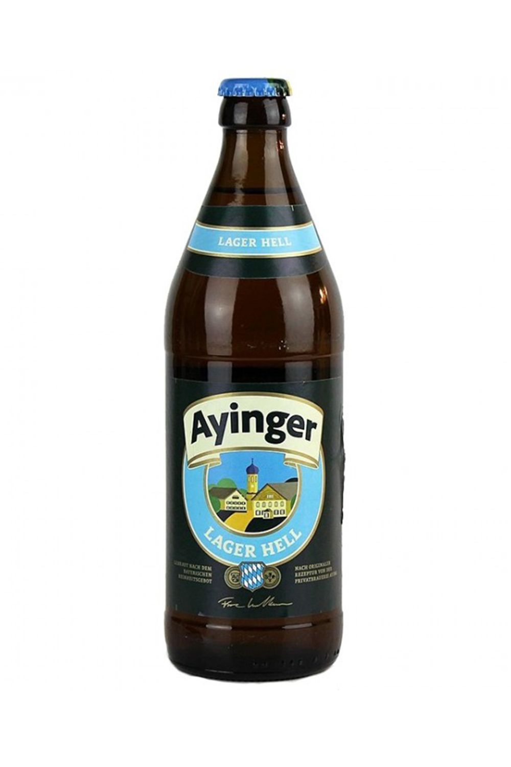 Пиво Айингер Лагер Хелль 4,9% с/т 0,5 л (Бавария)