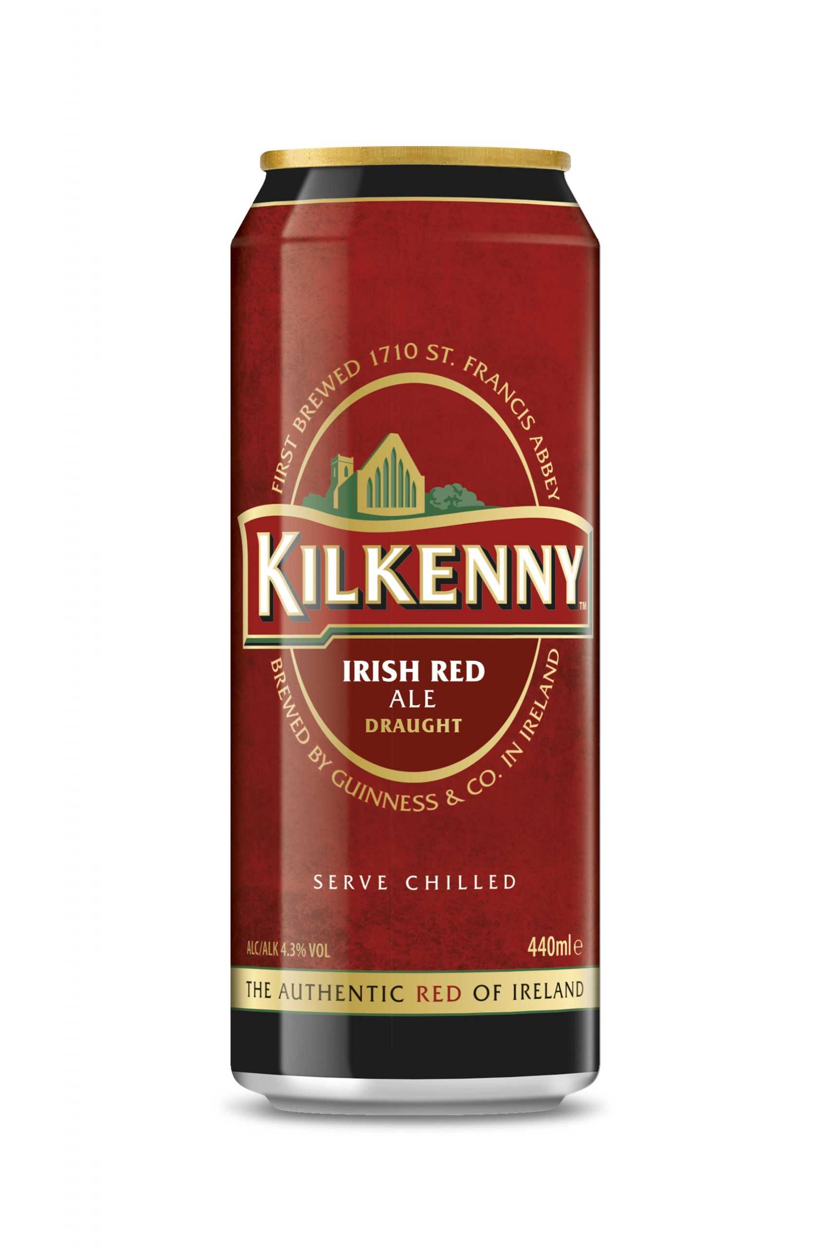 Пиво Килкенни Драфт 4,3% ж/б 0,44 л (Ирландия)