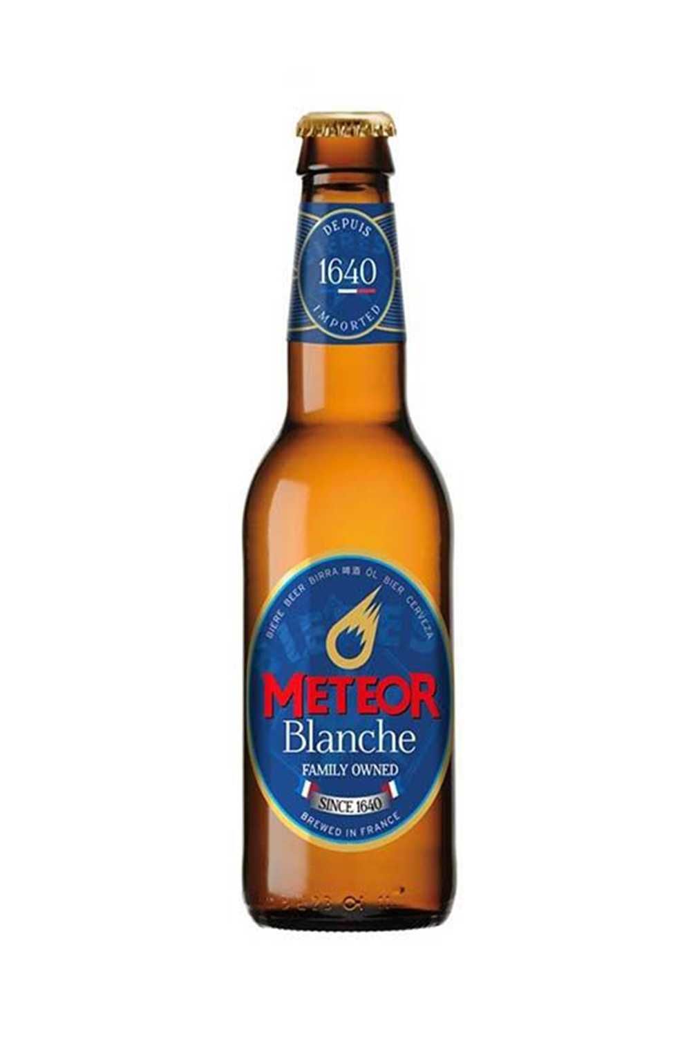 Пиво Метеор Бланш 4,7% с/т 0,33 л (Франция)