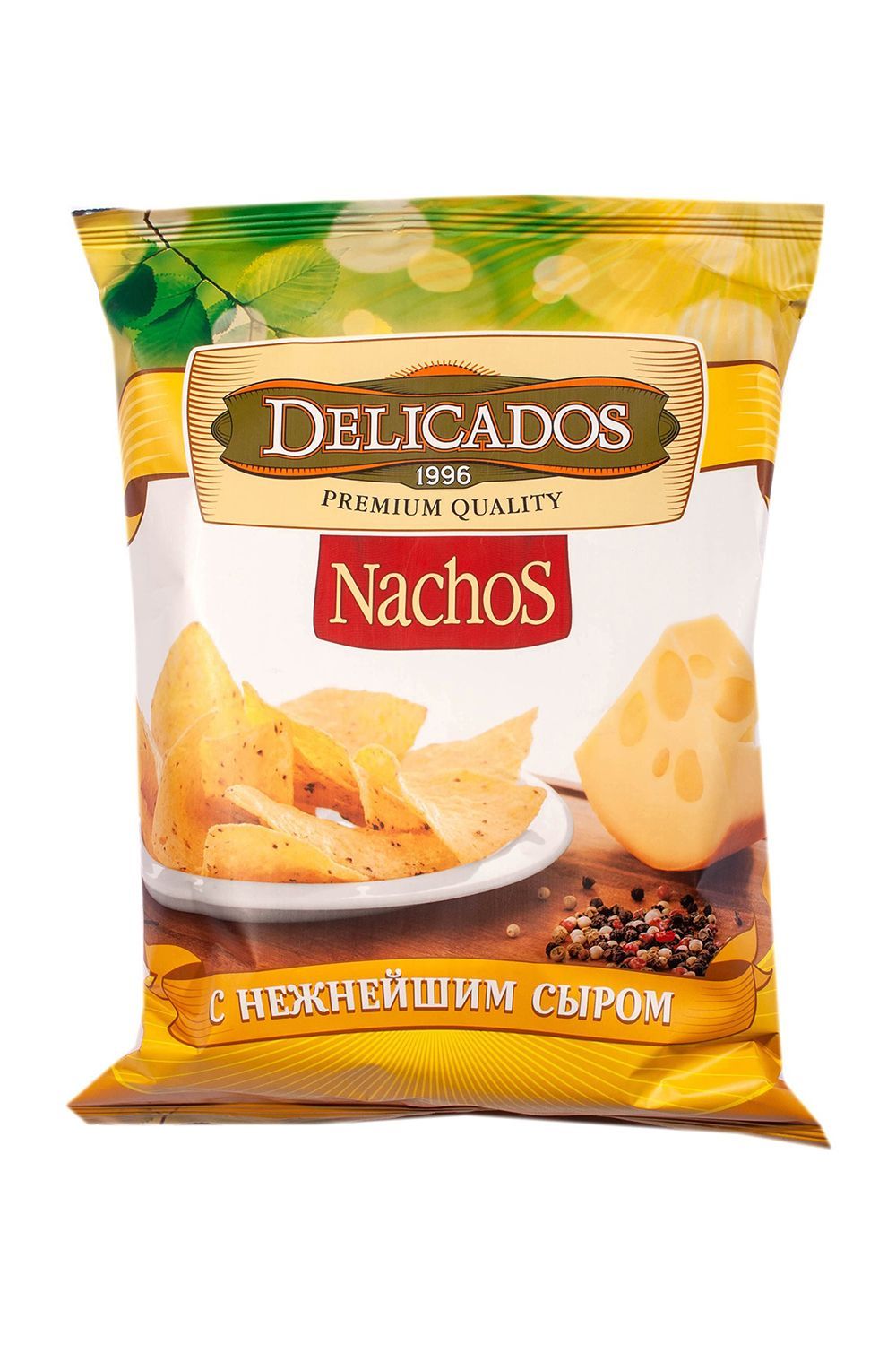 Чипсы Delicados Nachos Нежный Сыр 150 гр
