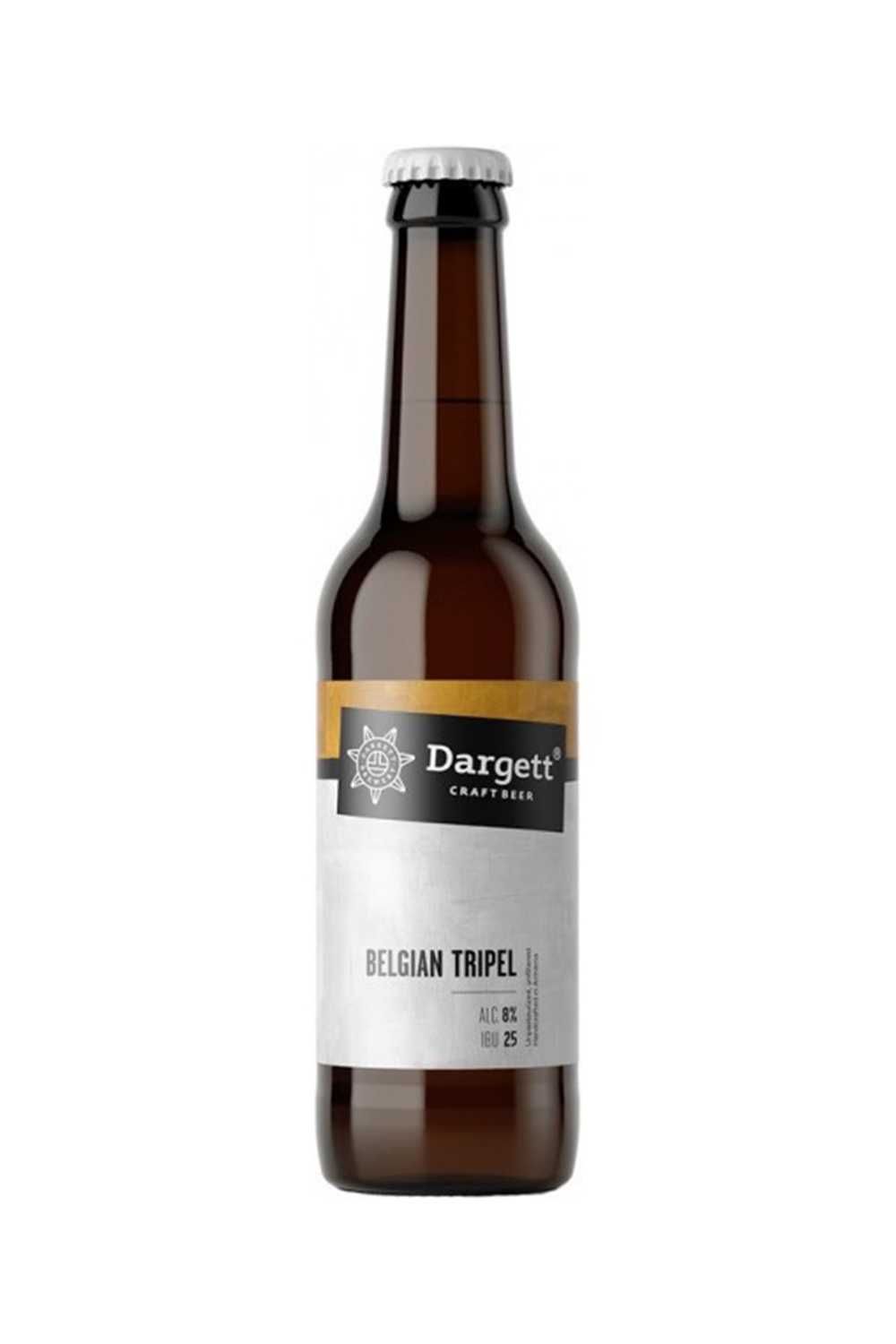 Пиво Даргет Бельгийский Трипель н/ф 8,0% с/т 0,33 л (Армения)