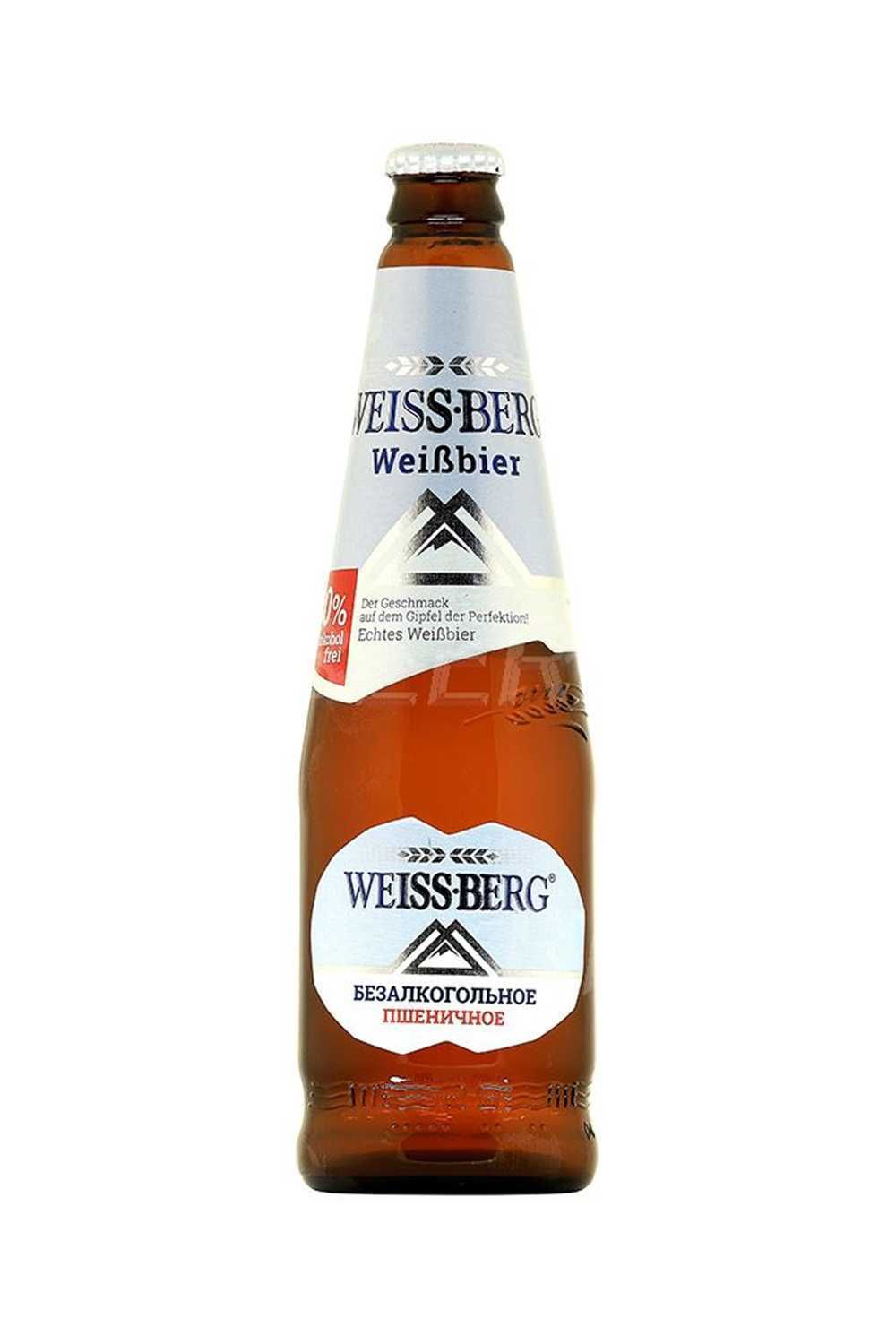 Пиво Вайсберг пшеничное н/ф б/а с/т 0,44 л