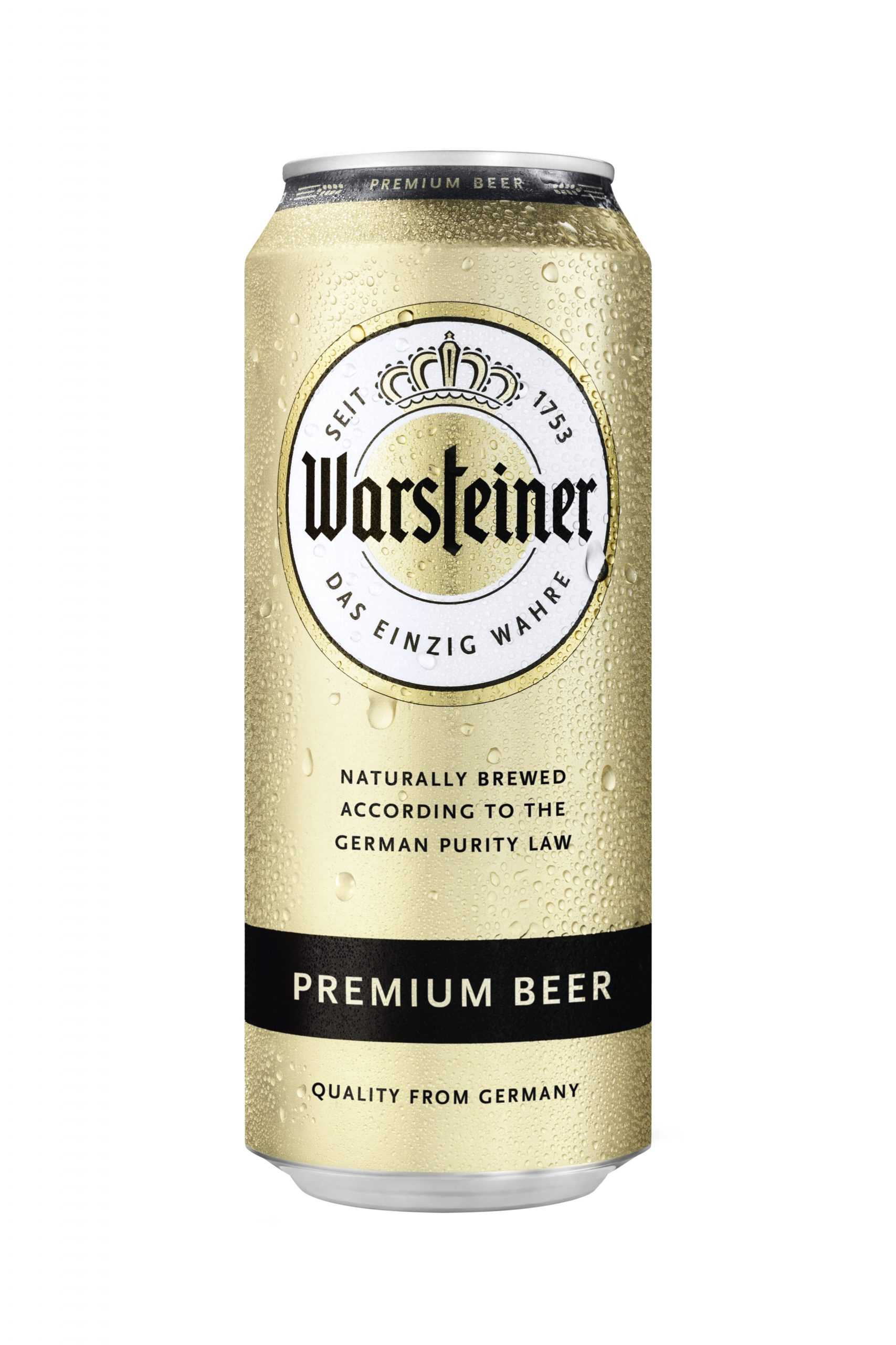 Пиво Варштайнер Премиум Бир 4,8% ж/б 0,5 л (Германия)