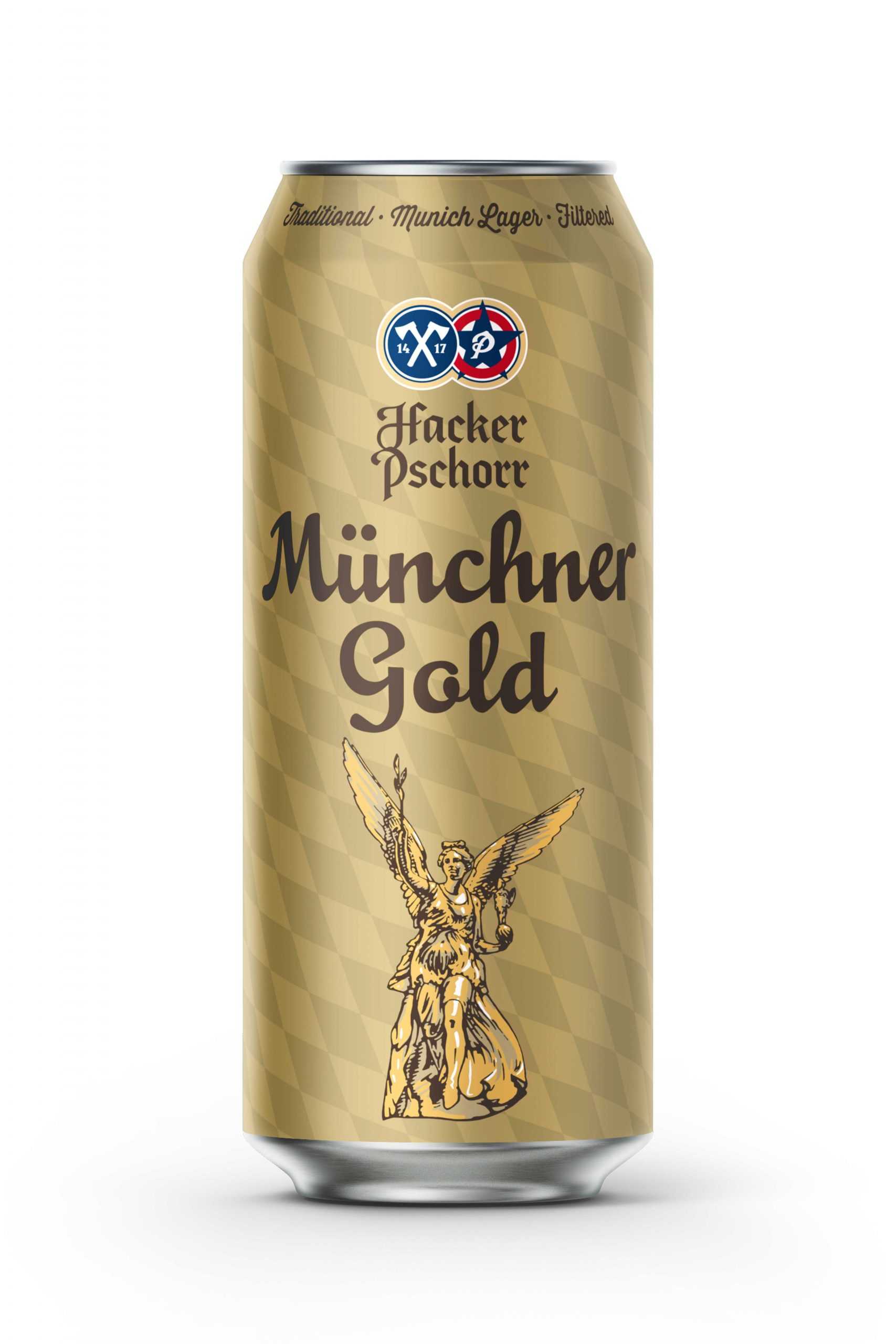 Пиво Хакер-Пшорр Мюнхенское Золотое 5,5% ж/б 0,5 л (Германия)