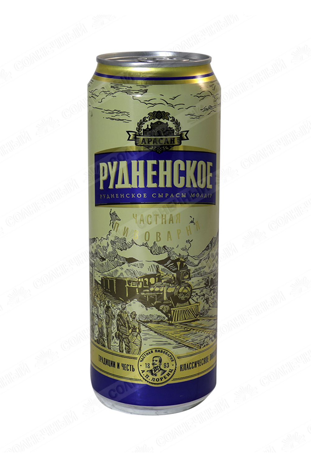 Пиво Рудненское 4,0% ж/б 0,45 л