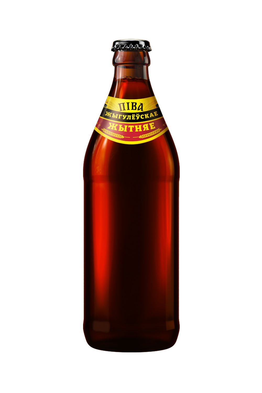 Пиво Лидское Жигулевское Ржаное 5,0% с/т 0,5 л (Беларусь)