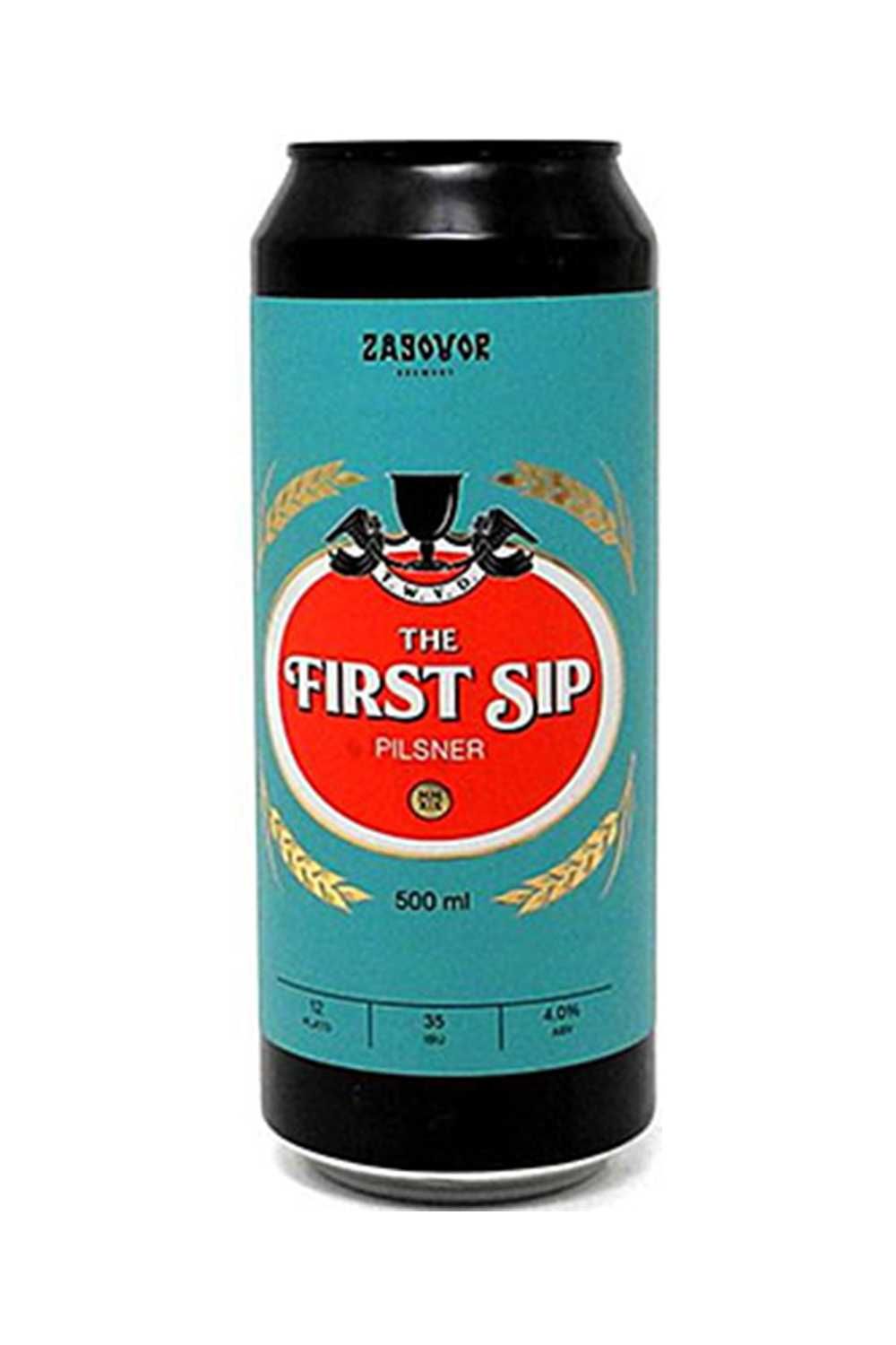 Пиво Зе Ферст Сип 4,5% ж/б 0,5 л (Zagovor)