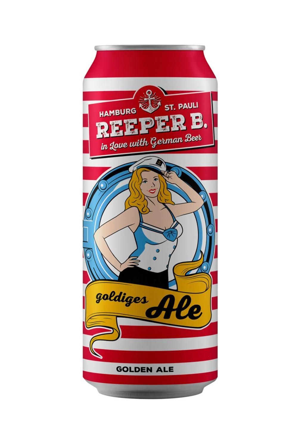 Пиво Реепер Голден эль 4,8 % ж/б 0,5 л (Германия)